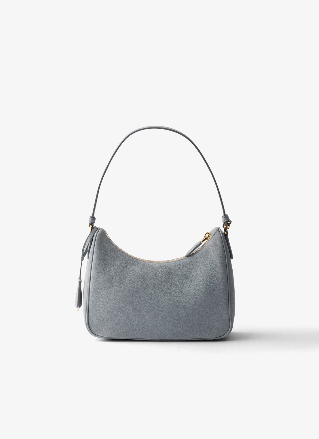Prada Re-Edition 2005 Mini schoudertas van nubuck - achterkant 3 blauwgrijs