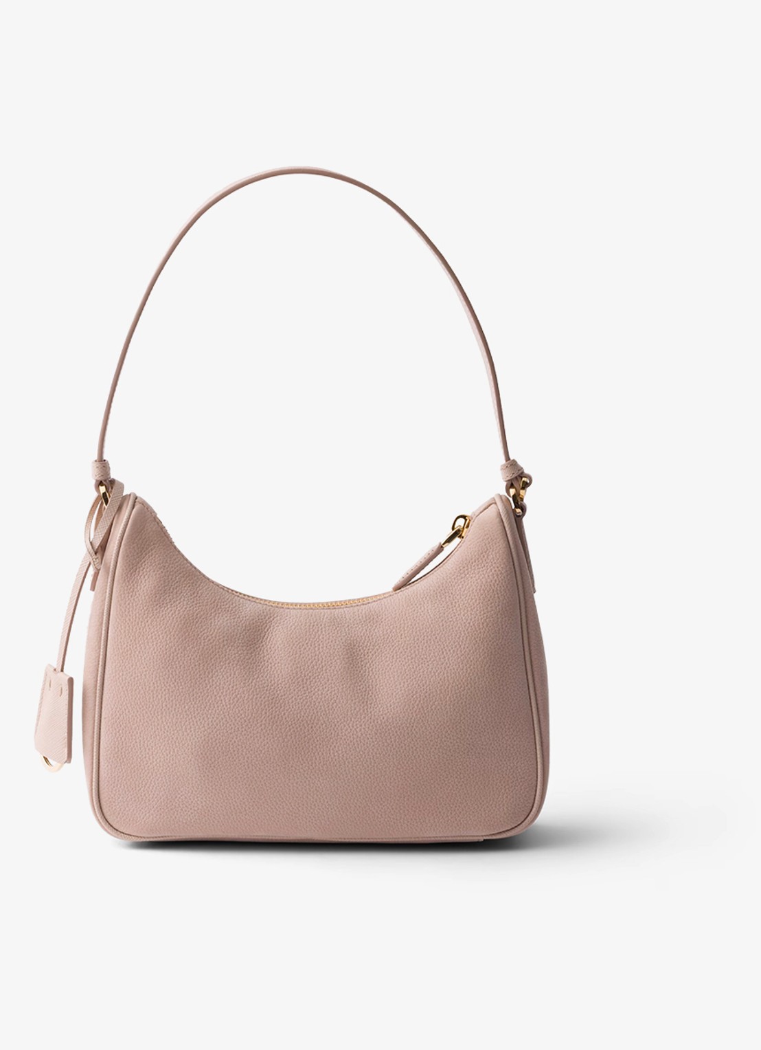 Prada Re-Edition 2005 Mini schoudertas van nubuck - achterkant 3 oudroze