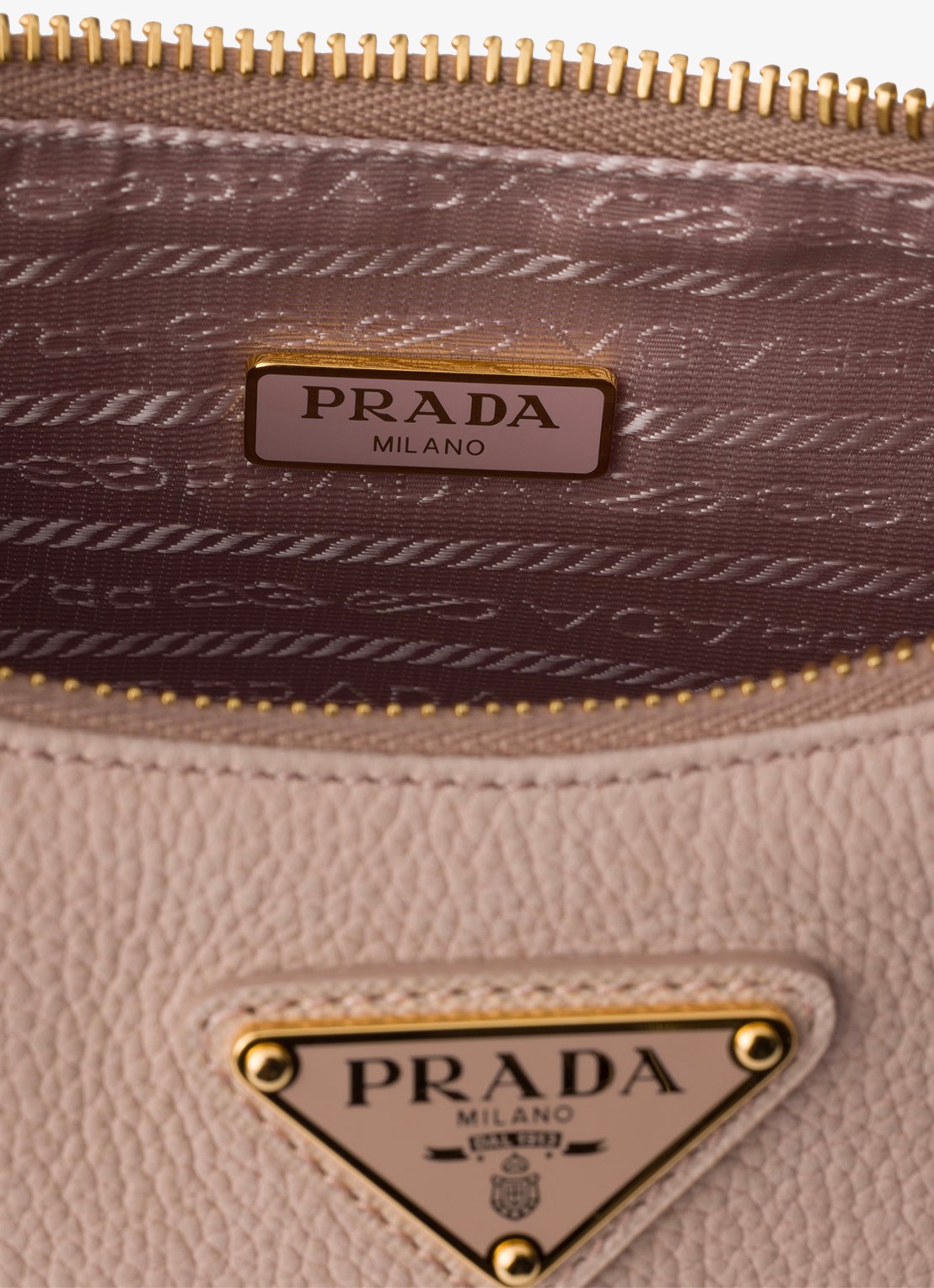 Prada Re-Edition 2005 Mini schoudertas van nubuck - detail 4 oudroze