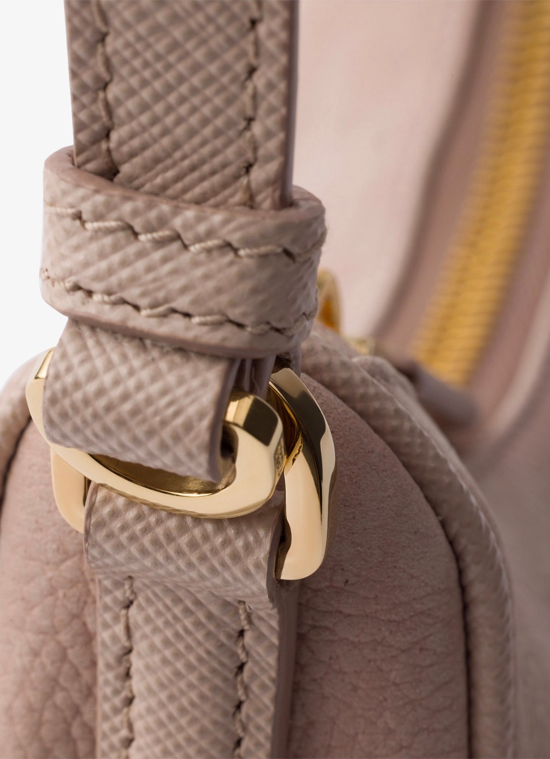 Prada Re-Edition 2005 Mini schoudertas van nubuck - detail 5 oudroze