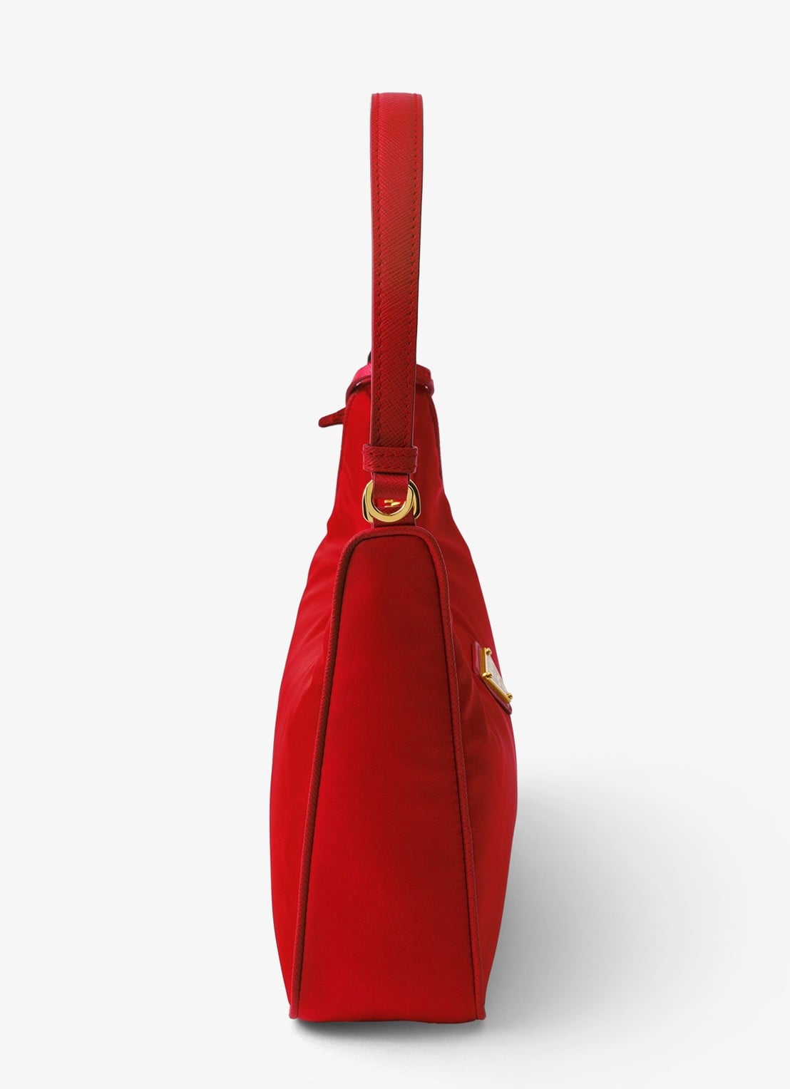 Prada Re-Edition 2005 Re-Nylon Mini schoudertas met leren details - detail 4 rood