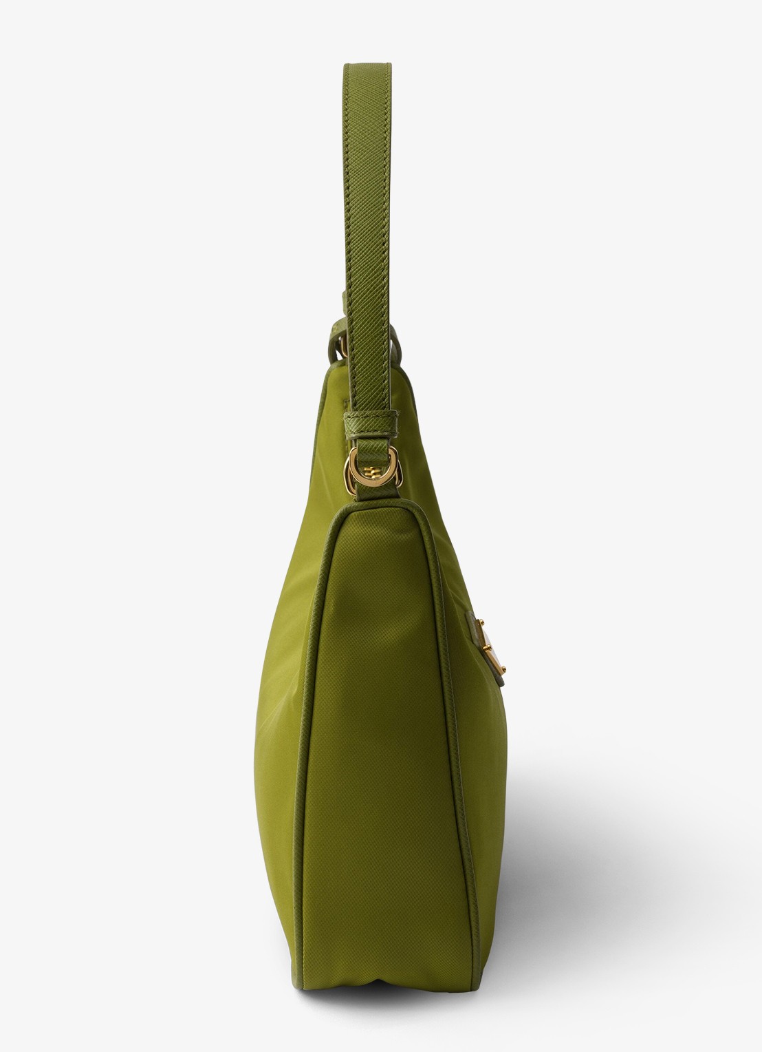 Prada Re-Edition 2005 Re-Nylon Mini schoudertas met leren details - detail 2 groen