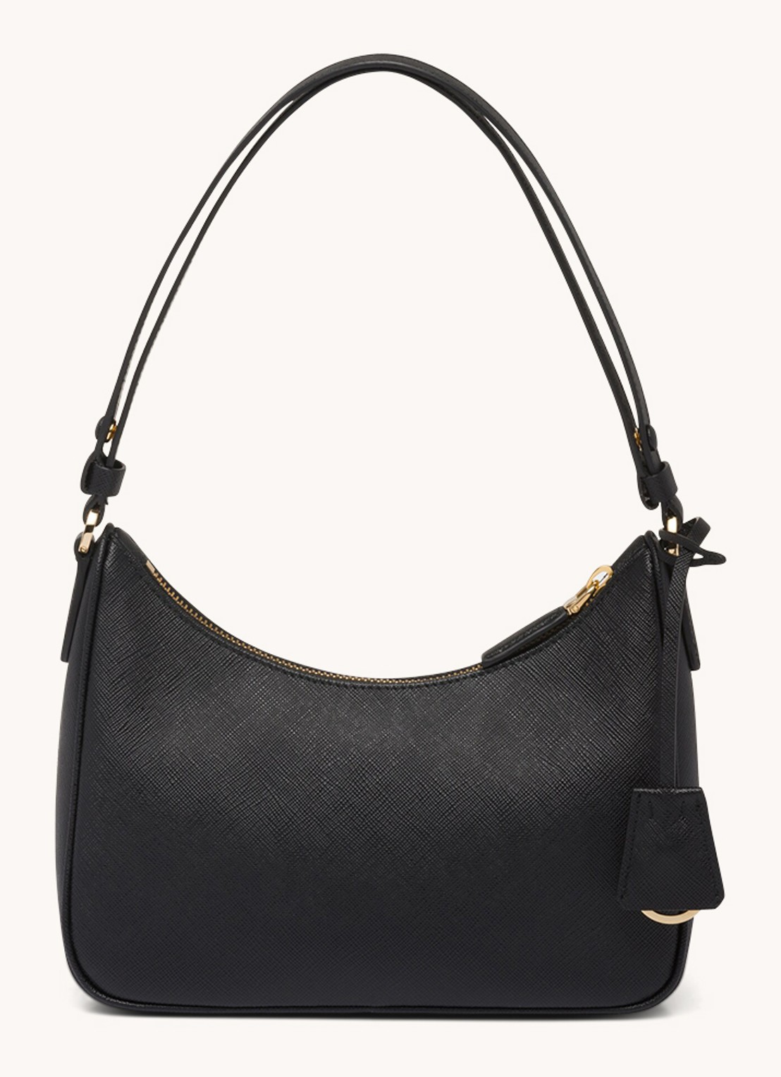 Prada Re-Edition Mini schoudertas van kalfsleer - detail 6 zwart