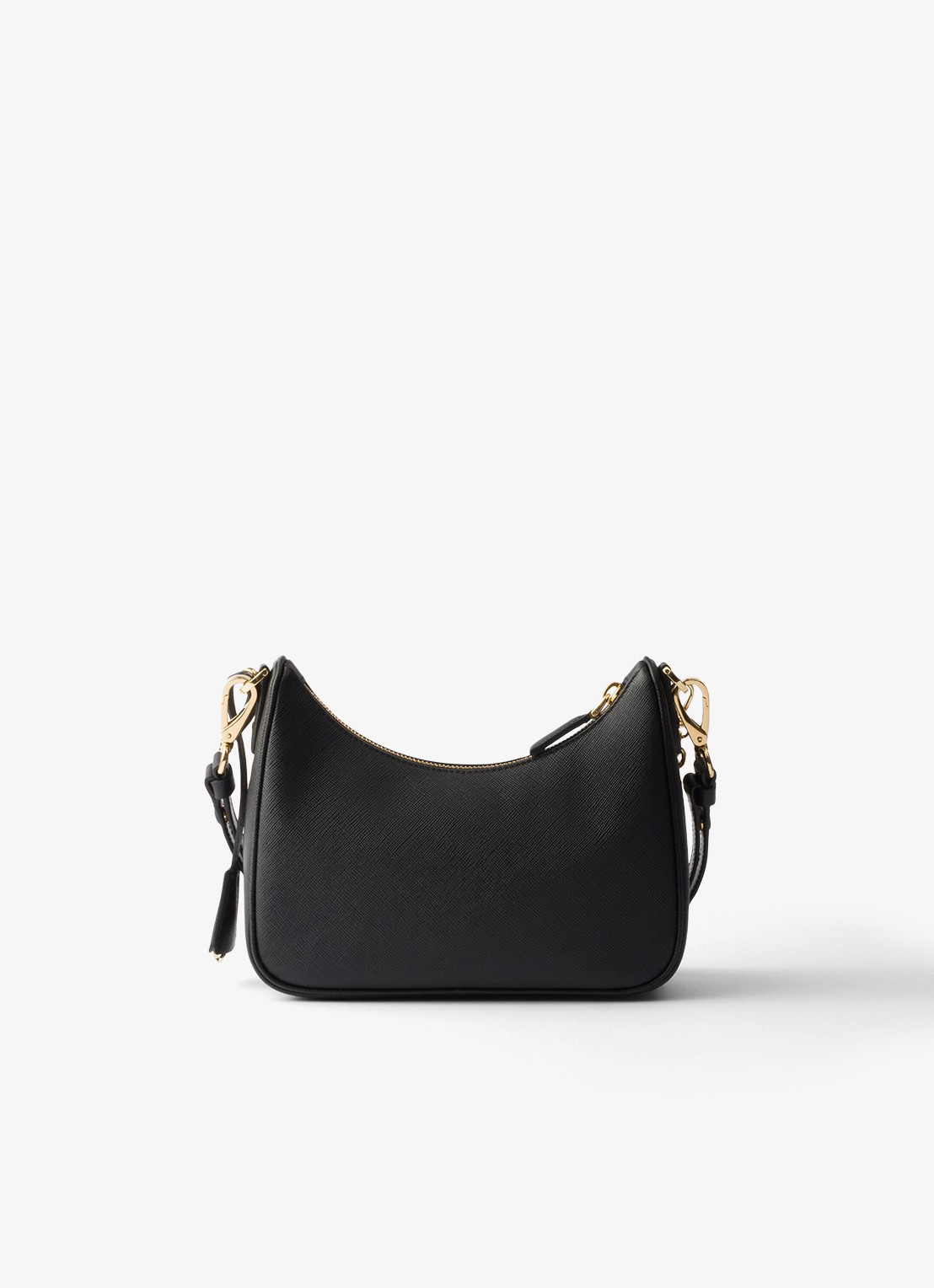 Prada Re-Edition Mini schoudertas van kalfsleer - achterkant 2 zwart