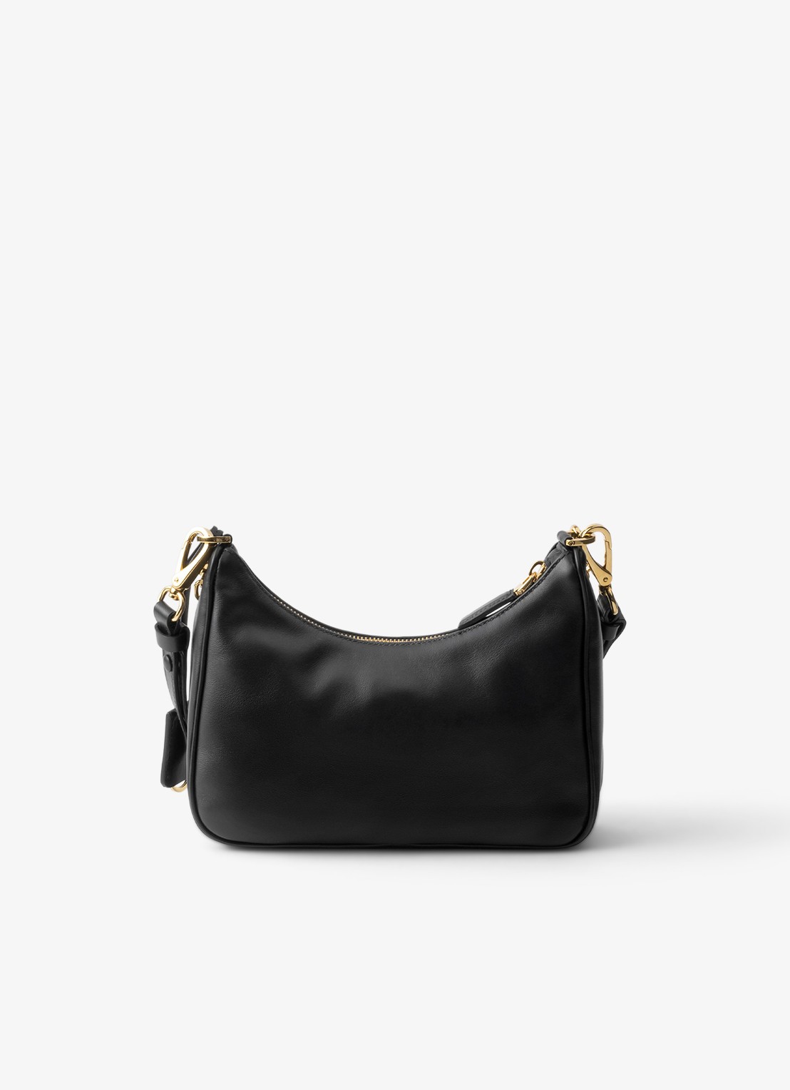 Prada Re-Edition Mini schoudertas van kalfsleer - achterkant 3 zwart