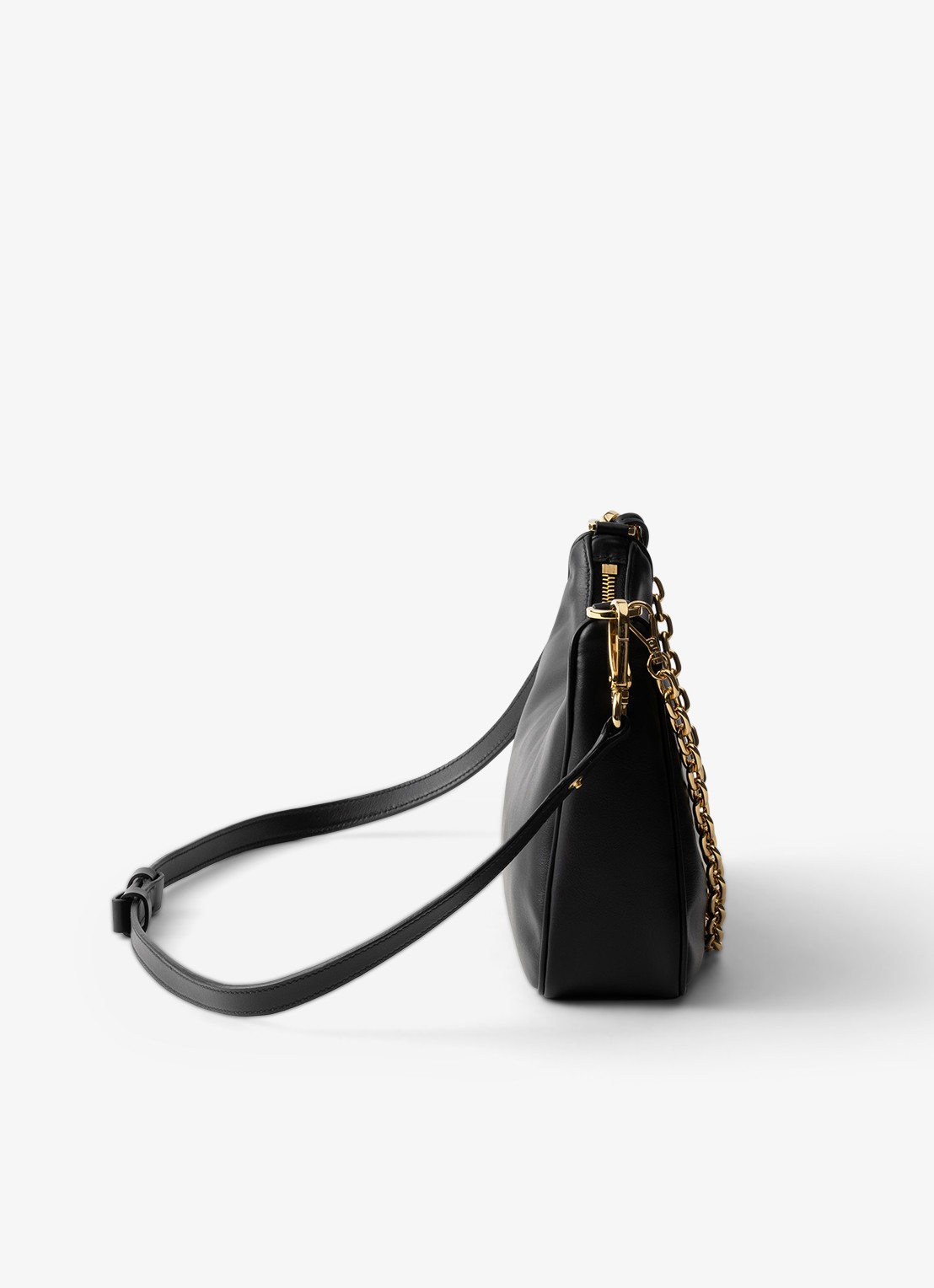 Prada Re-Edition Mini schoudertas van kalfsleer - detail 6 zwart