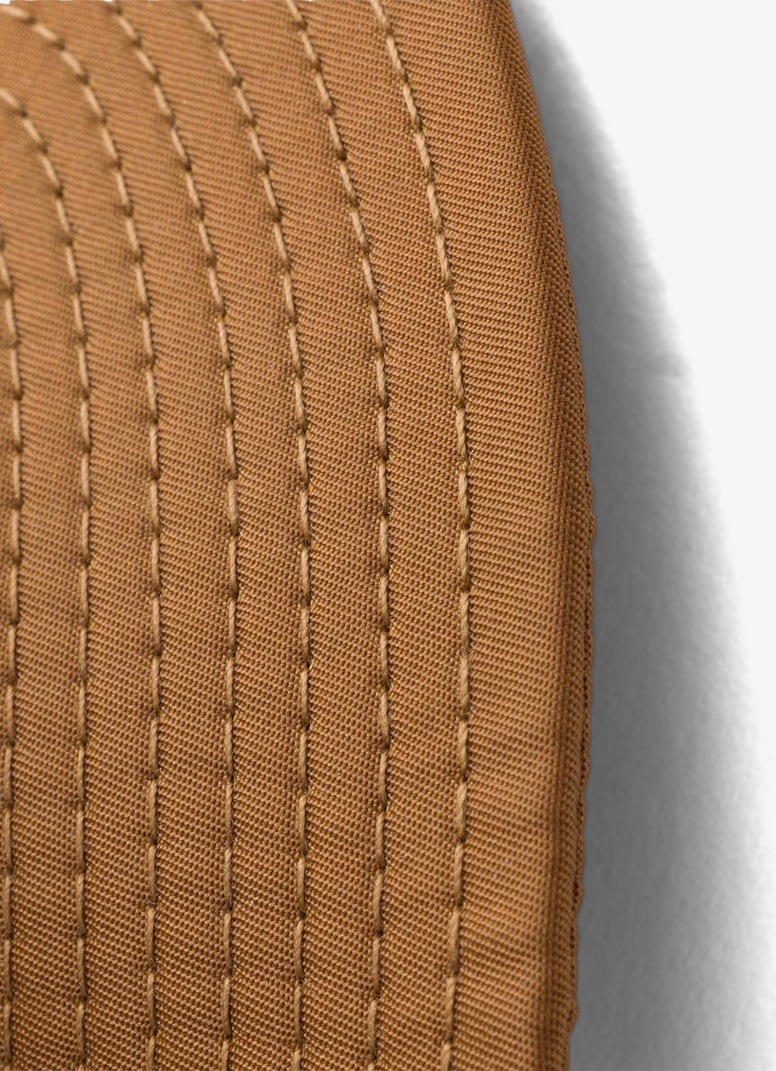 Prada Re-Nylon baseball pet met logo - detail 3 camel