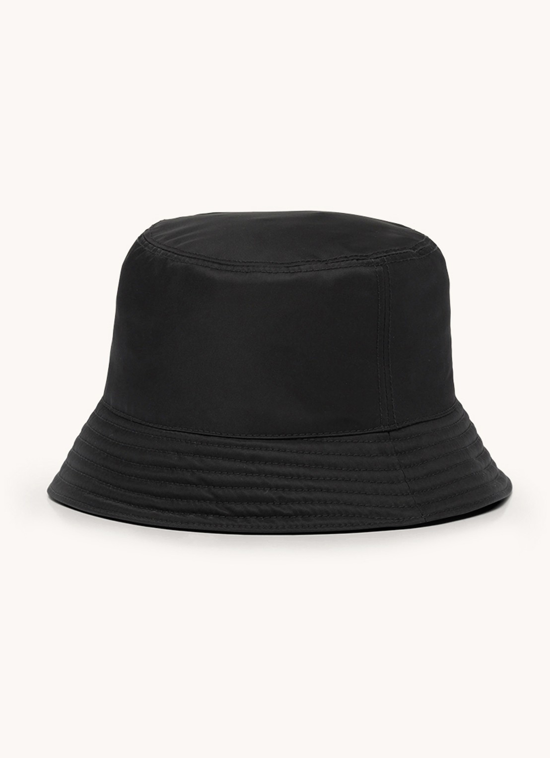 Prada Re-Nylon bucket hoed met logo - achterkant 2 zwart