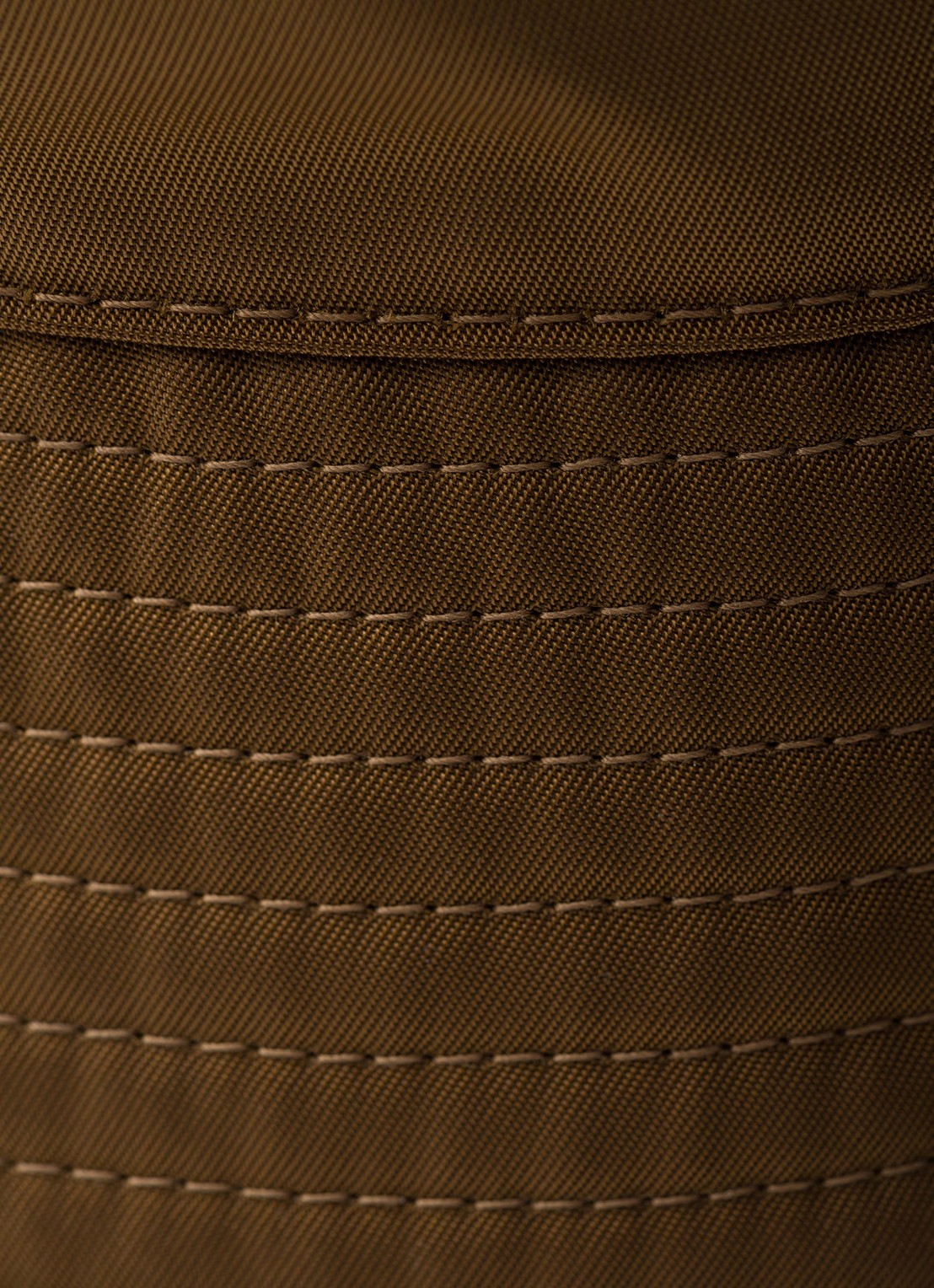 Prada Re-Nylon bucket hoed met logo - detail 2 bruin