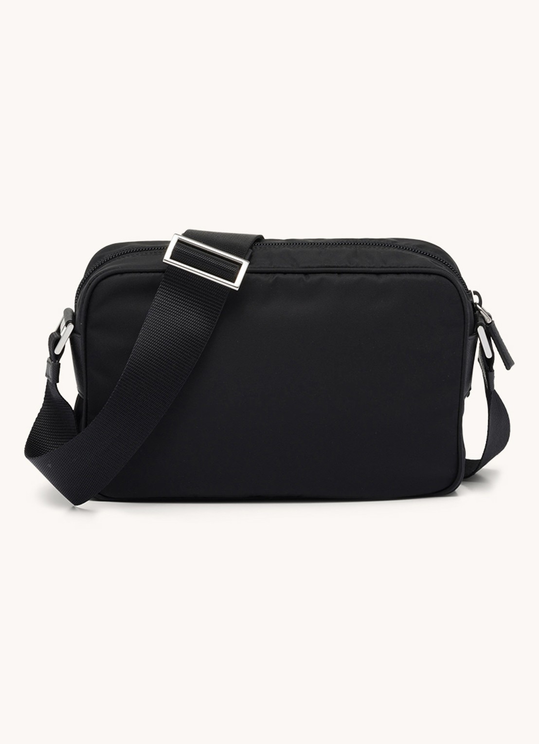 Prada Re-Nylon crossbodytas met logo - detail 2 zwart