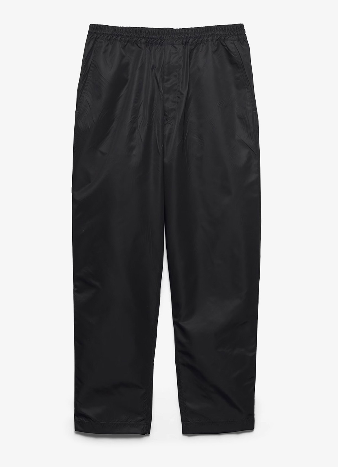 Prada Re-Nylon loose fit broek met steekzakken - voorkant 5 zwart
