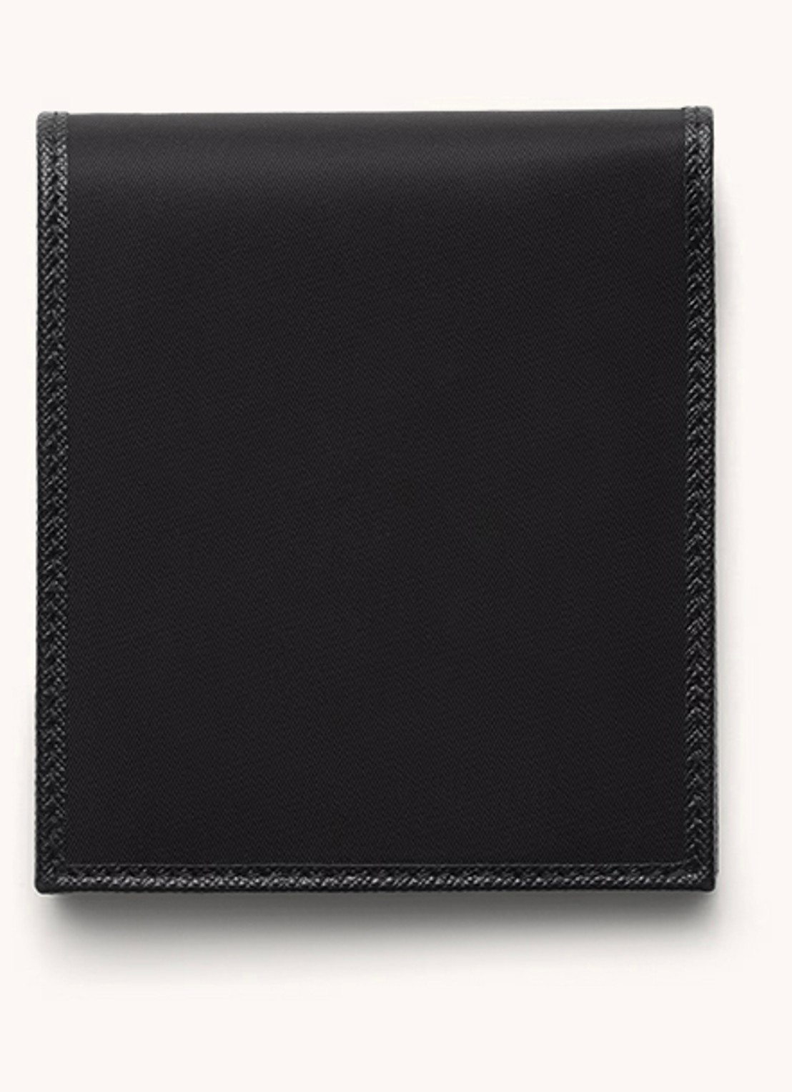 Prada Re-Nylon portemonnee met leren details - detail 2 zwart