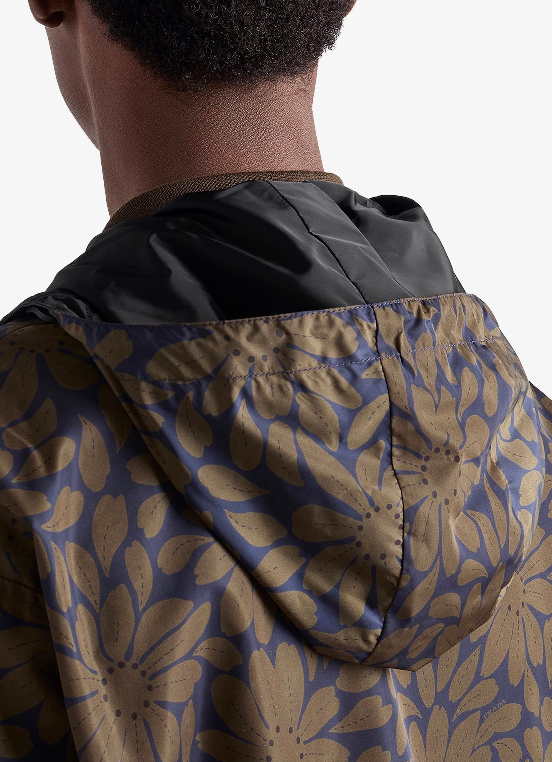 Prada Re-Nylon reversible jack met ritszakken - detail 6 zwart