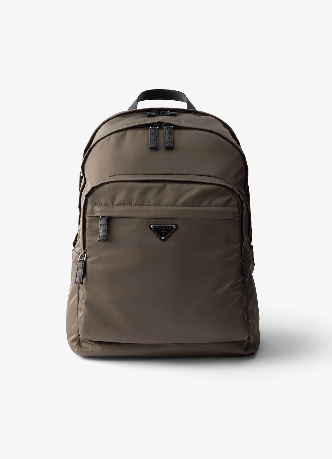 Prada Re-Nylon rugzak met logo - voorkant 6 