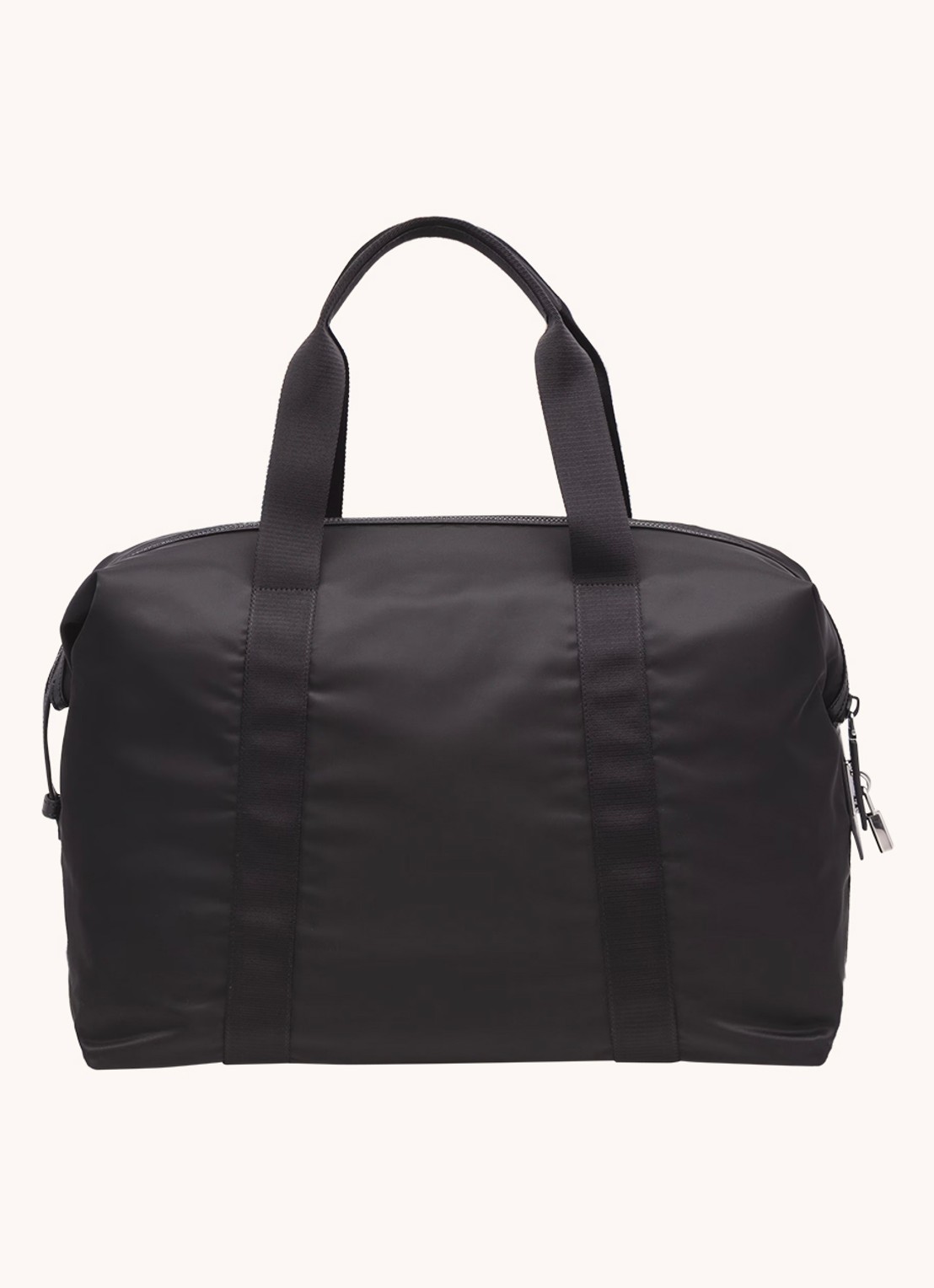 Prada Re-Nylon schoudertas met kalfsleren details - detail 4 zwart