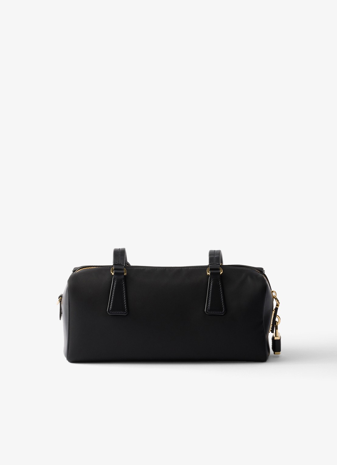 Prada Re-Nylon schoudertas met leren details - achterkant 4 zwart