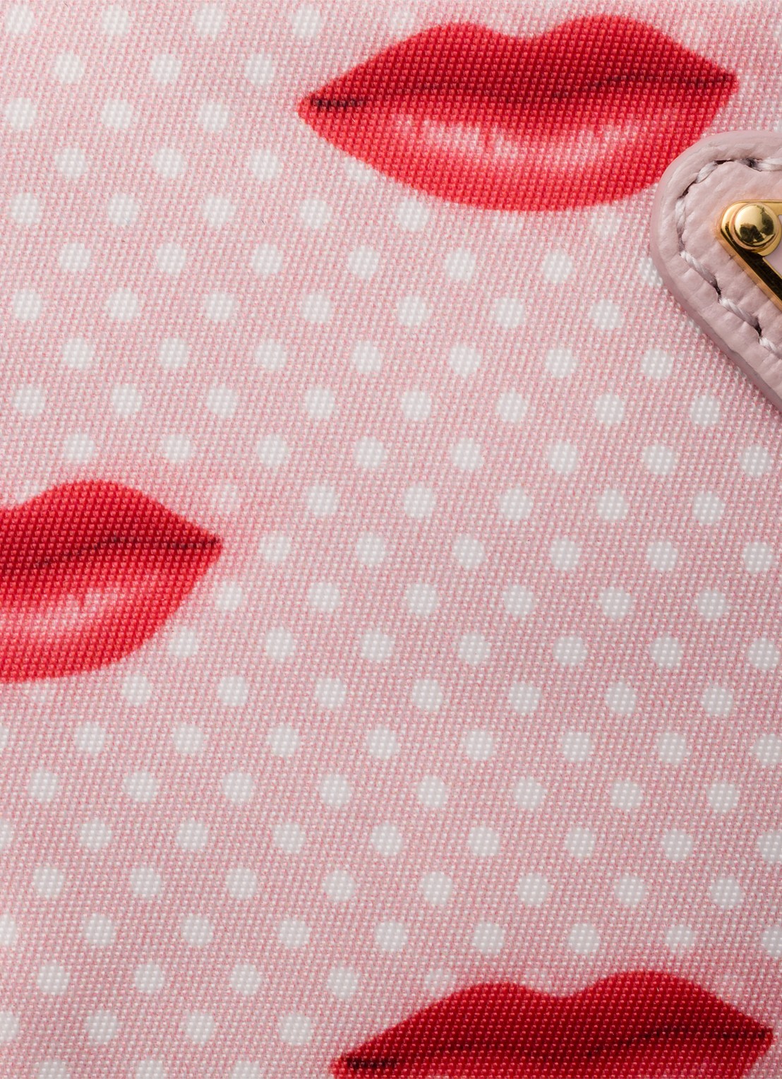 Prada Re-Nylon toilettas met print - detail 5 oudroze