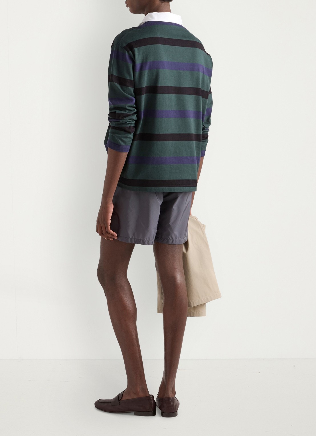 Prada Re-Nylon zwemshorts met steekzakken - achterkant 3 grijs