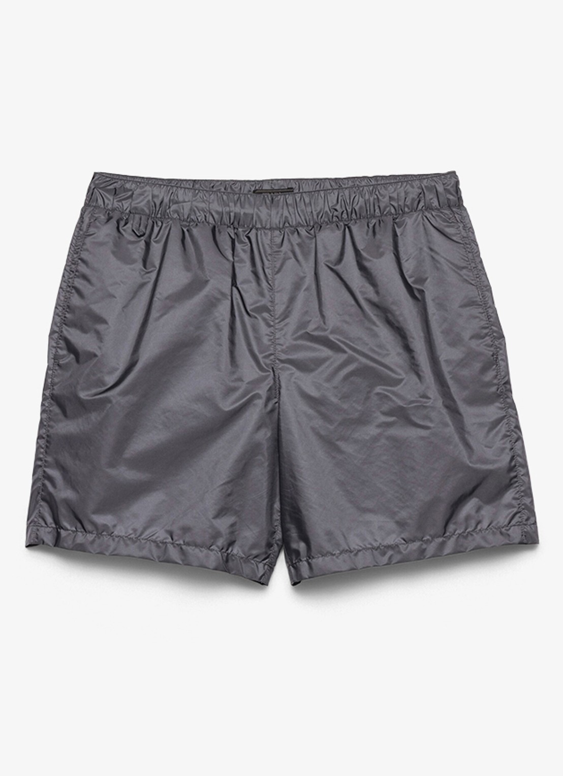 Prada Re-Nylon zwemshorts met steekzakken - voorkant grijs
