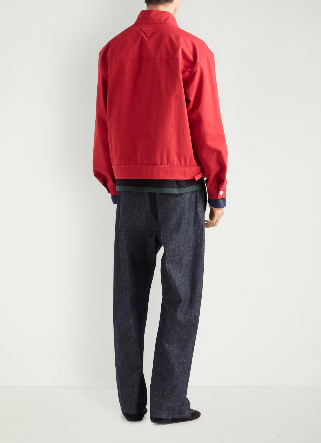 Prada Regular fit jeans met donkere wassing - achterkant 5 indigo