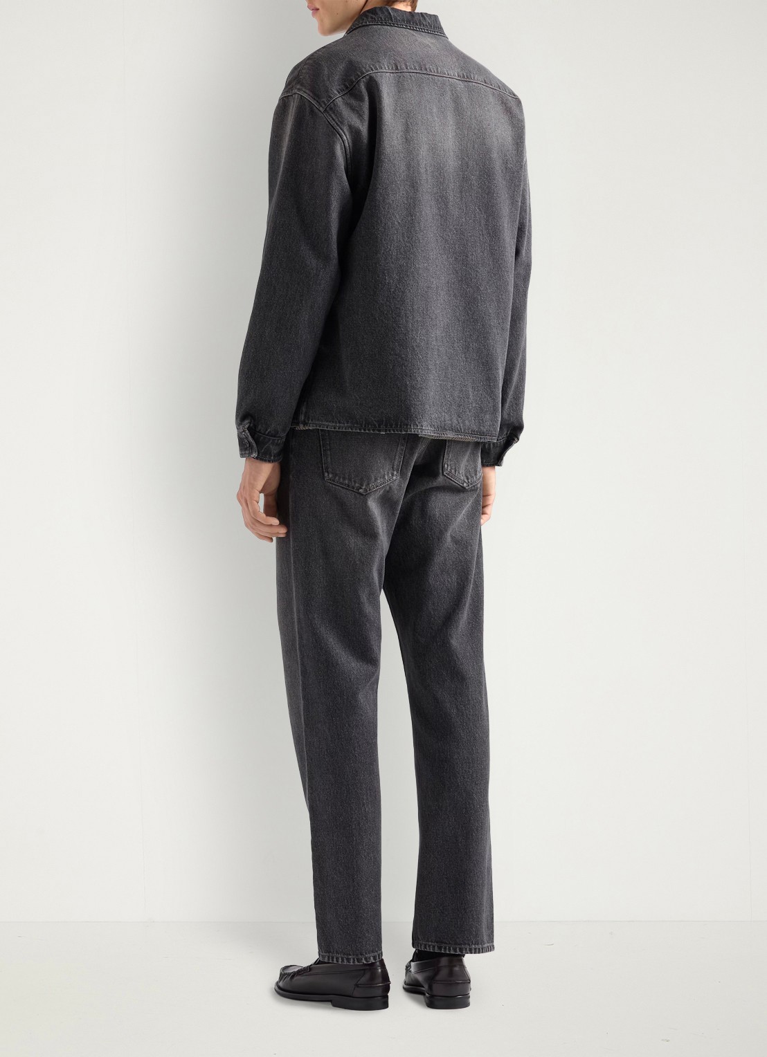 Prada Regular fit jeans met gekleurde wassing - achterkant 4 zwart