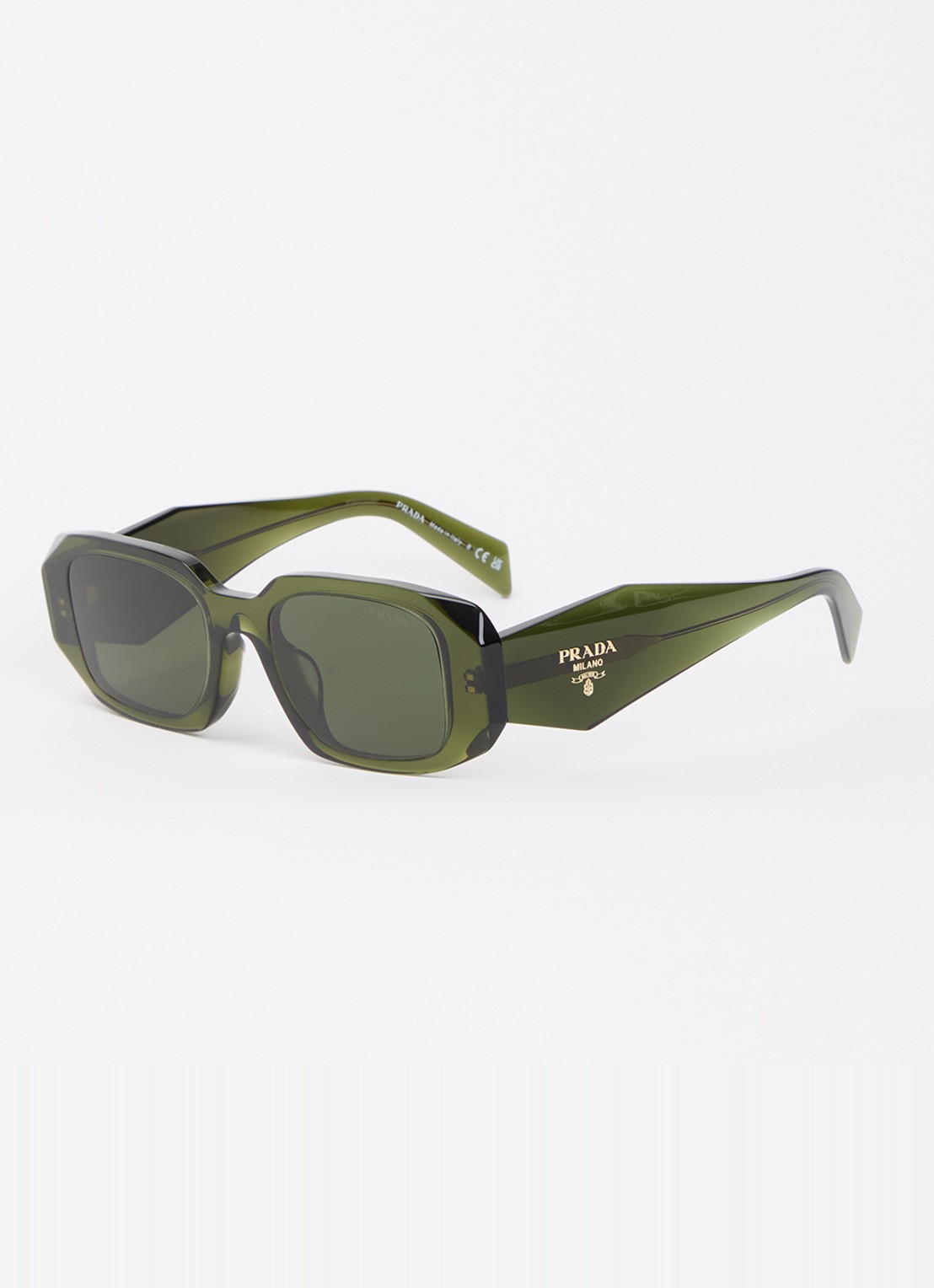 Prada Retro zonnebril PR 17WSF - voorkant 4 groen