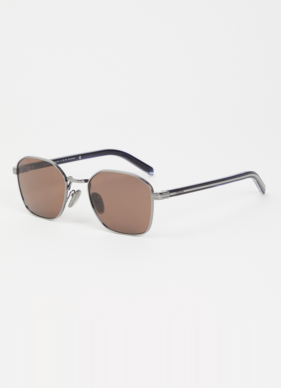 Prada Retro zonnebril PR C50S - voorkant zilver