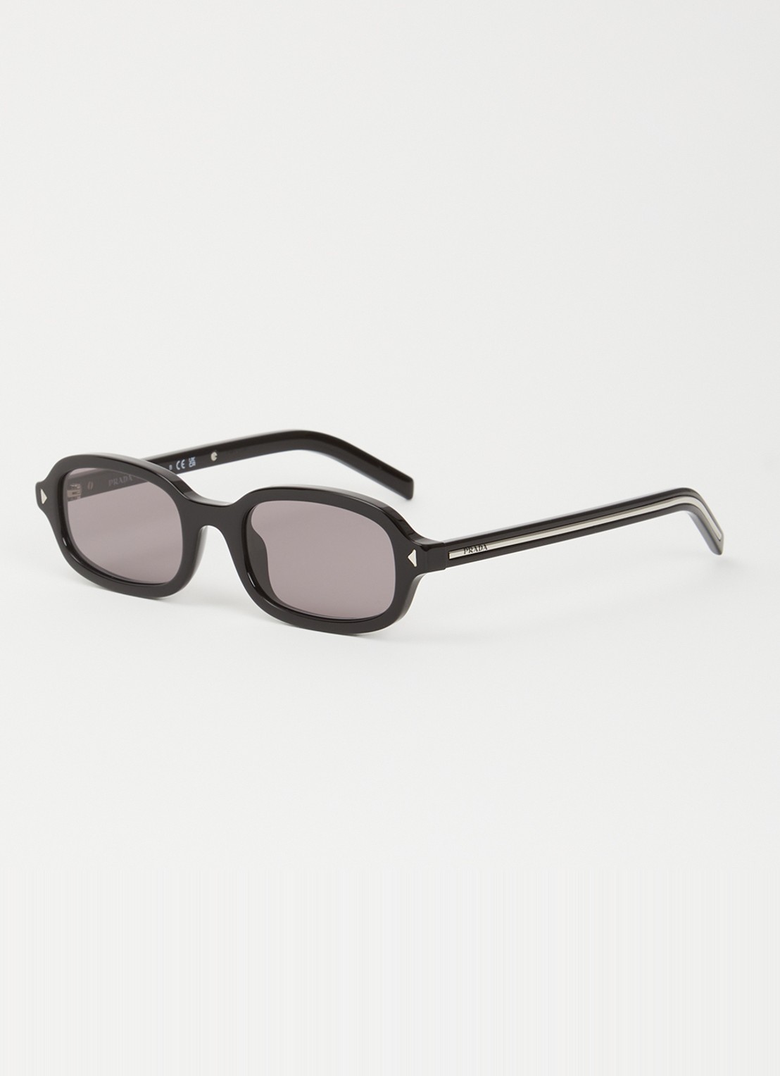 Prada Retro zonnebril PR D06S - voorkant 4 zwart