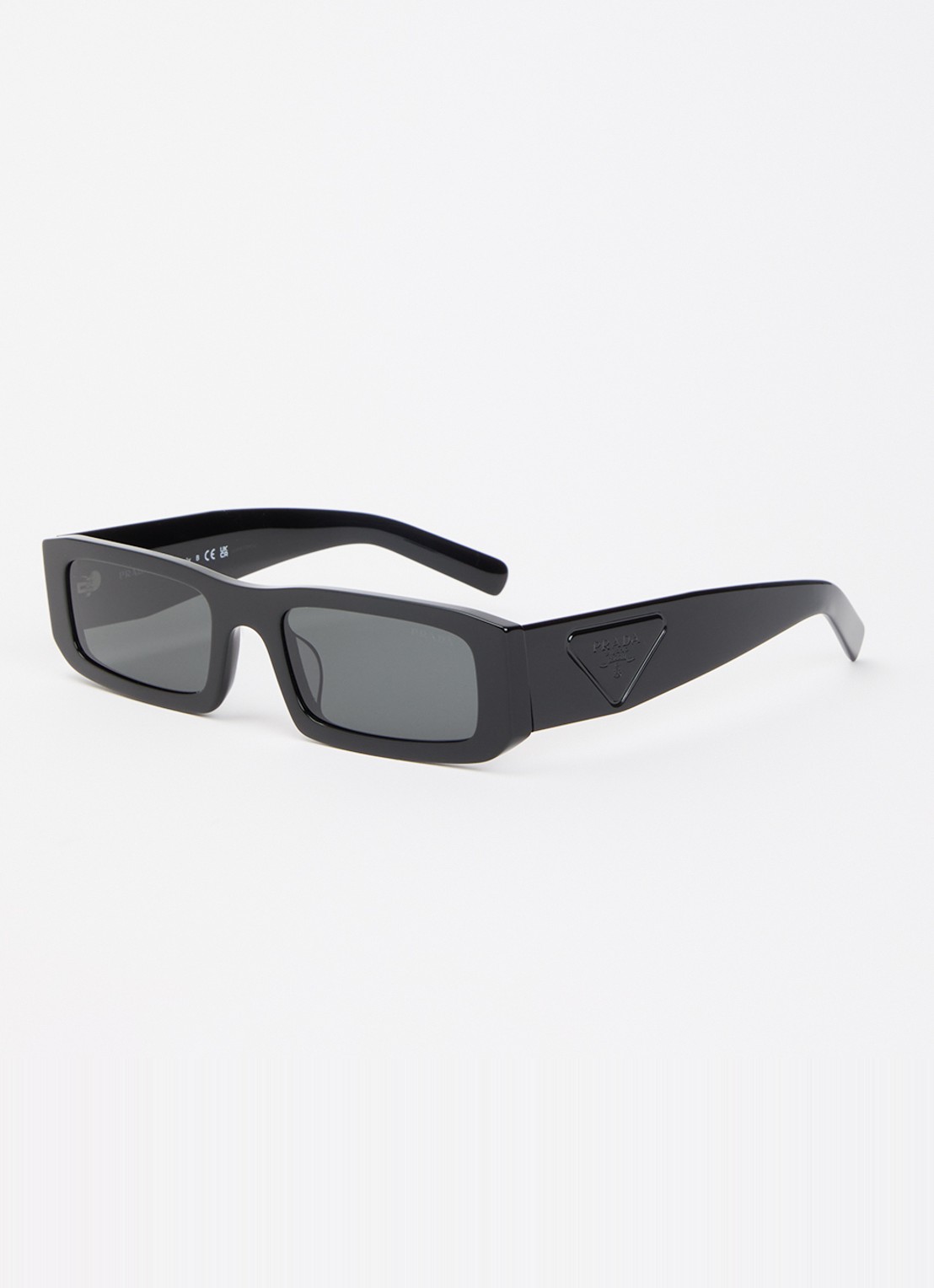 Prada Retro zonnebril PR D09SD - voorkant zwart