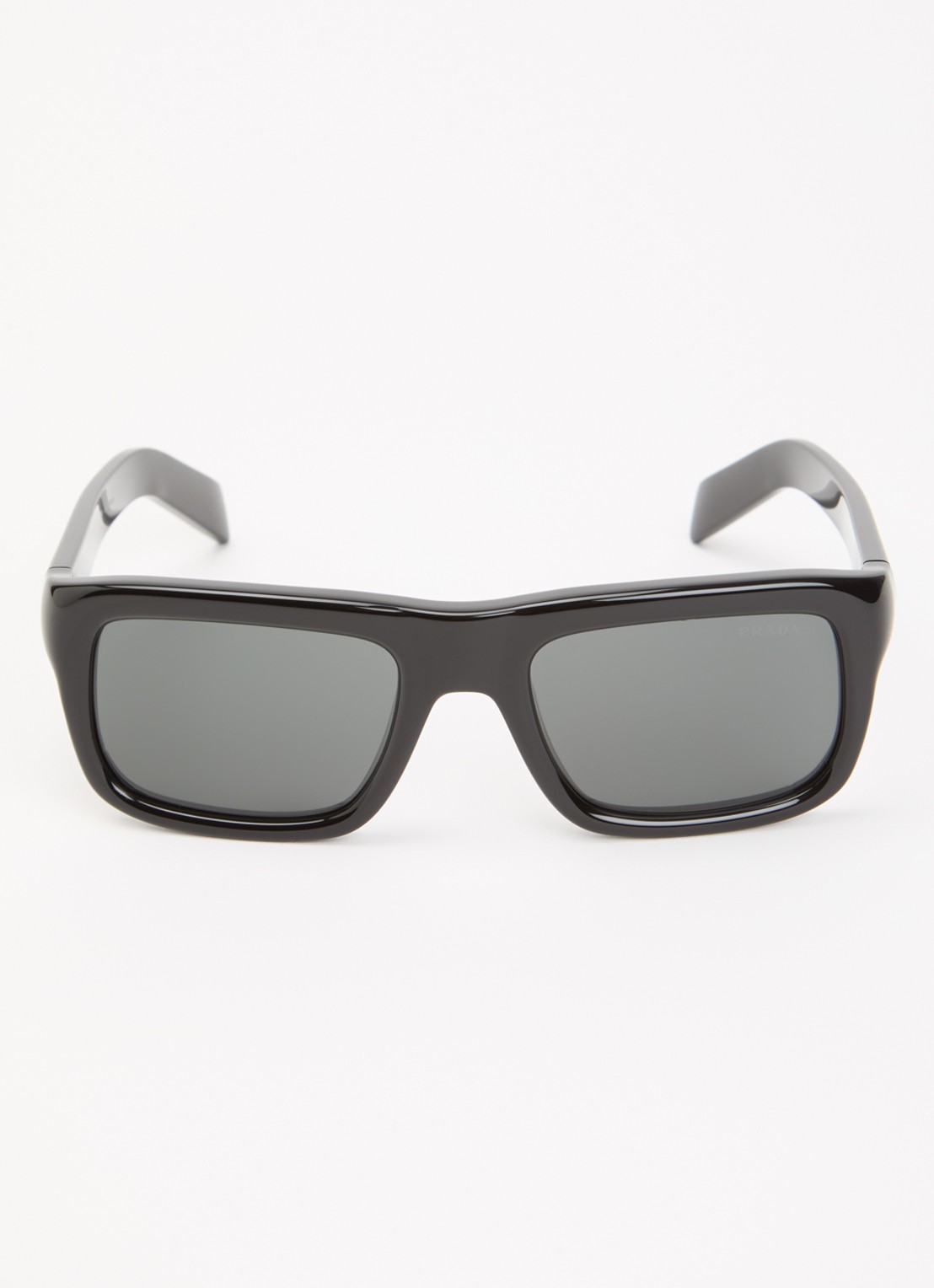 Prada Retro zonnebril PR D11S - detail 2 zwart