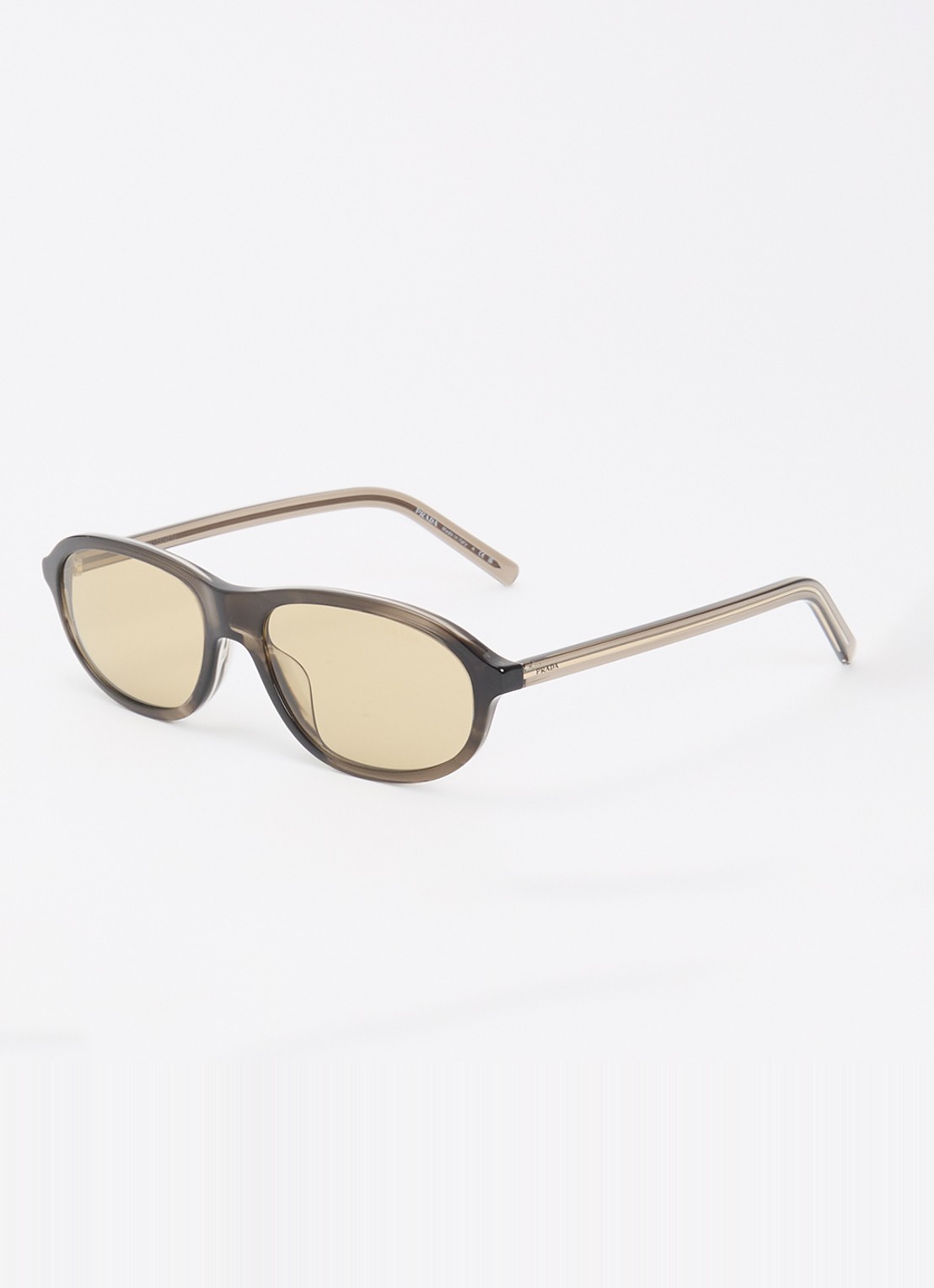Prada Retro zonnebril PR D20SU - voorkant 4 beige
