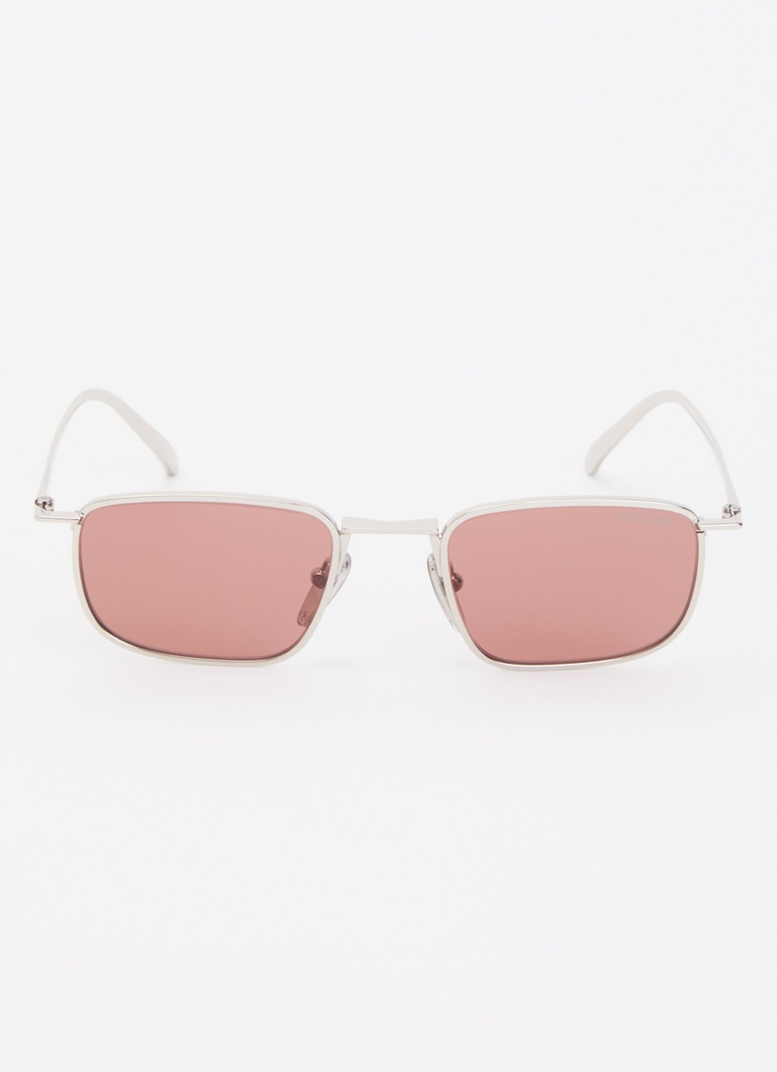 Prada Retro zonnebril PR D52S - detail zilver