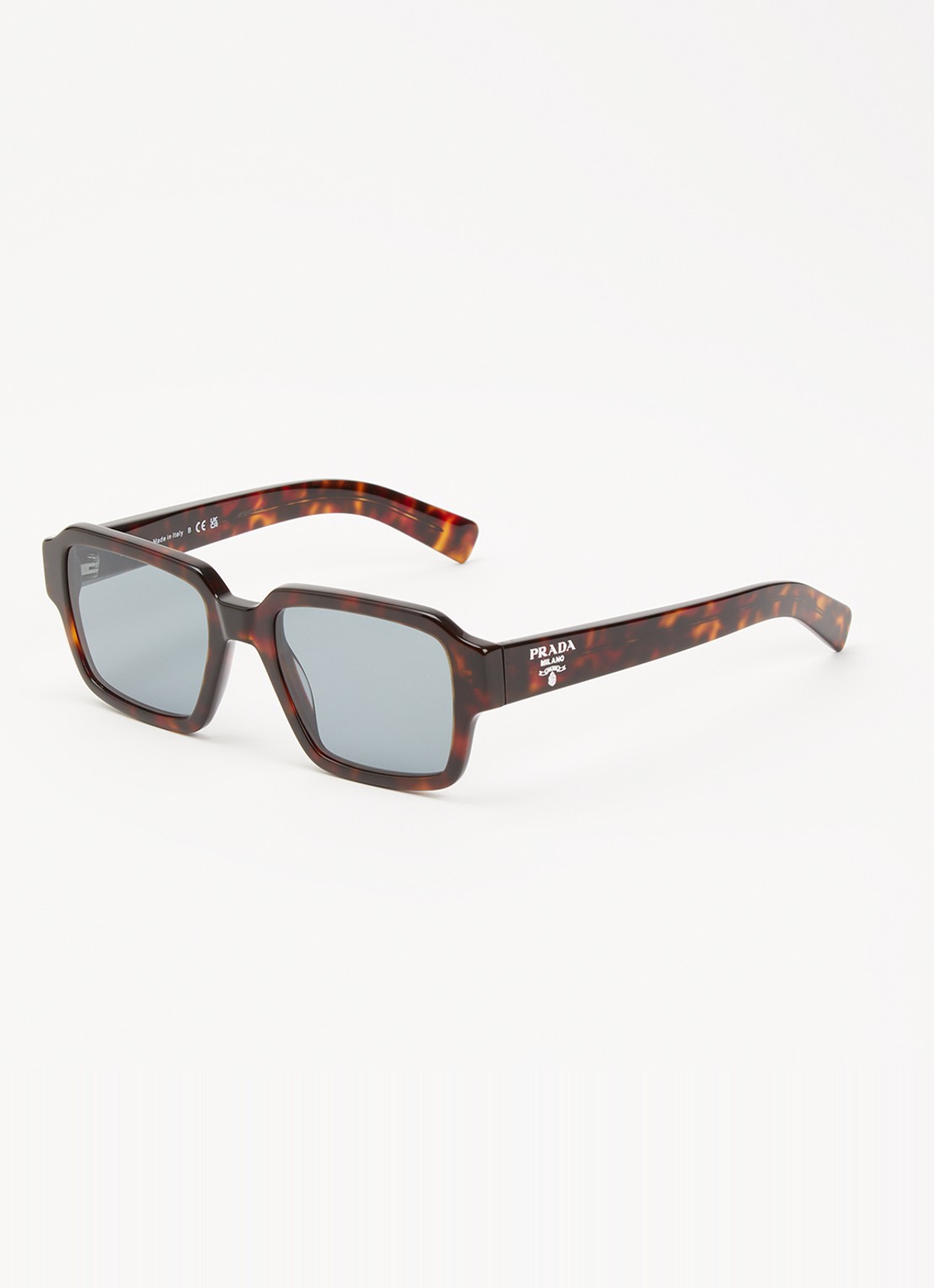 Prada Retro zonnebril PR02ZS - voorkant 4 donkerbruin