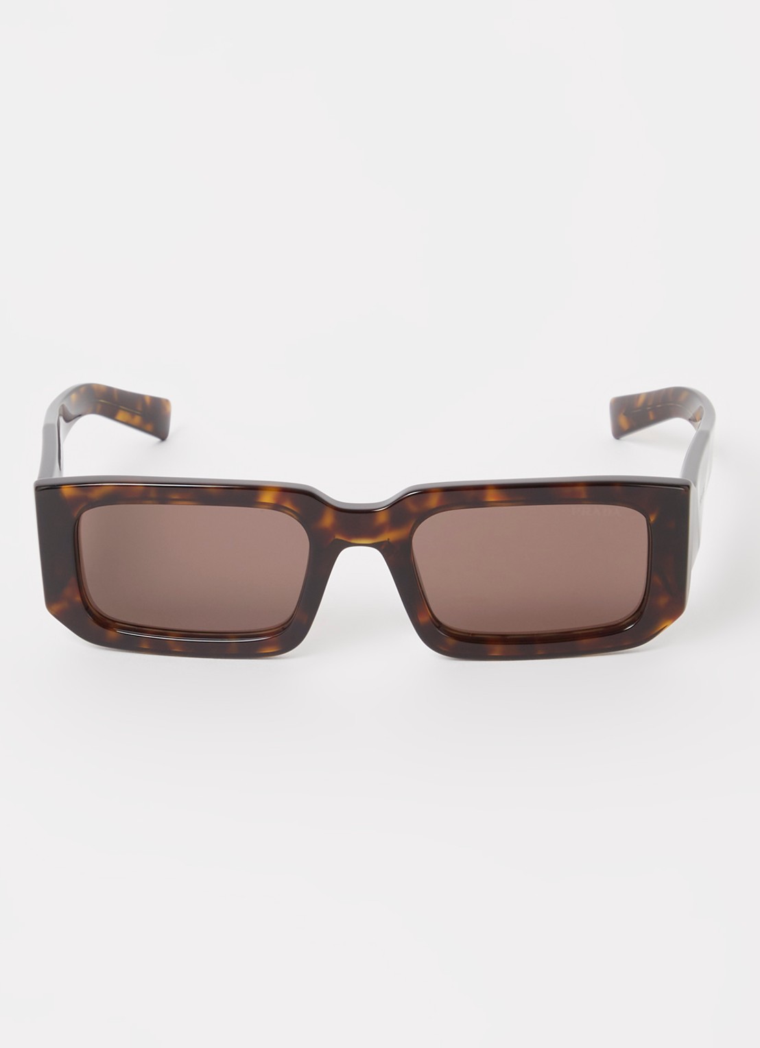 Prada Retro zonnebril PR06YS - detail donkerbruin
