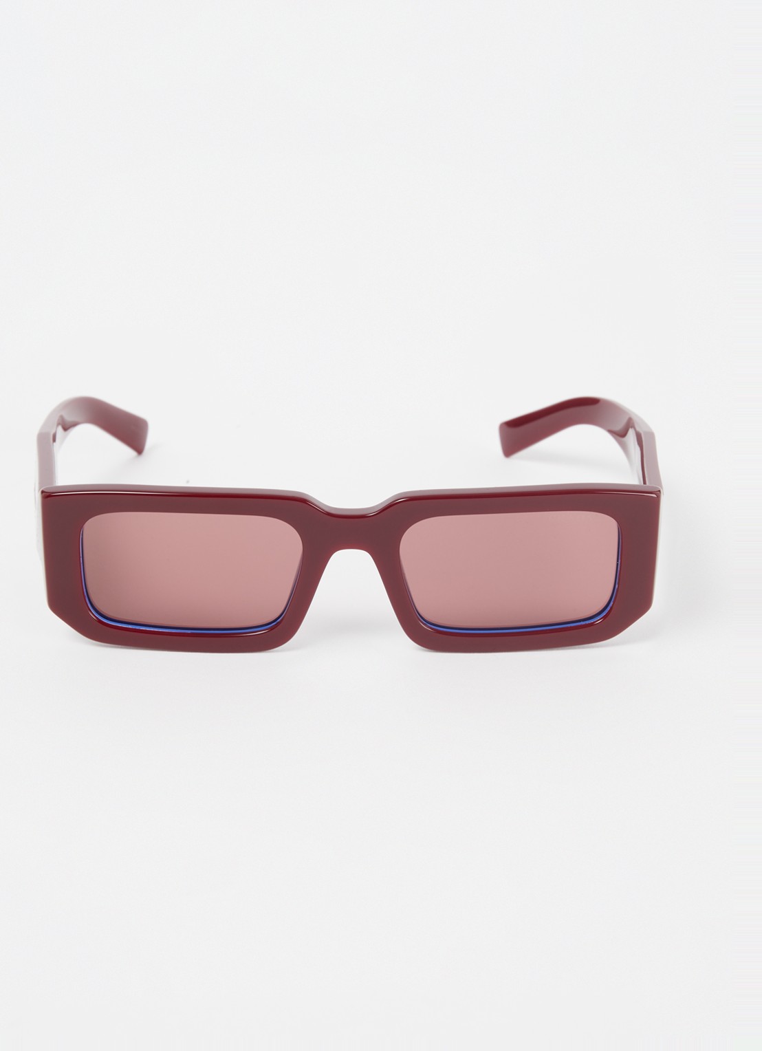 Prada Retro zonnebril PR06YS - detail 3 rood