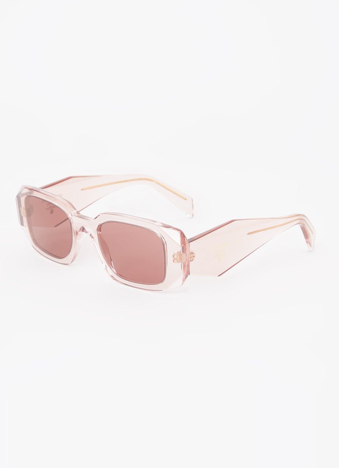 Prada Retro zonnebril PR17WS - voorkant 4 zalmroze