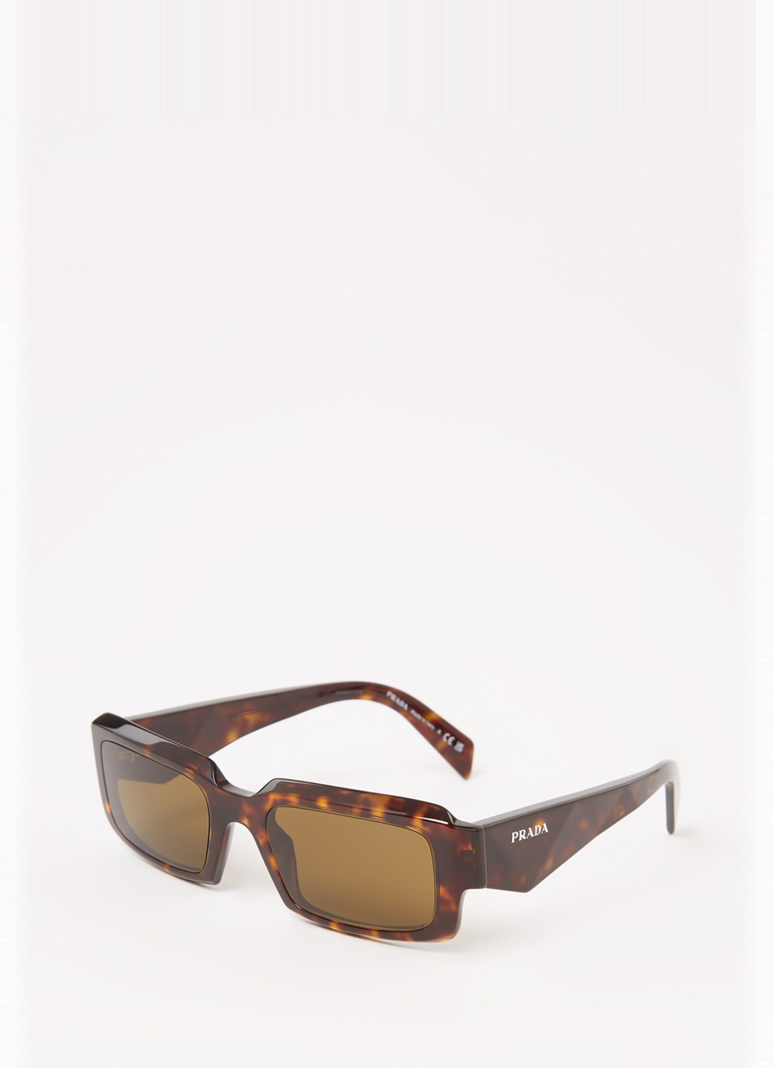 Prada Retro zonnebril PR27ZS - voorkant oranjebruin