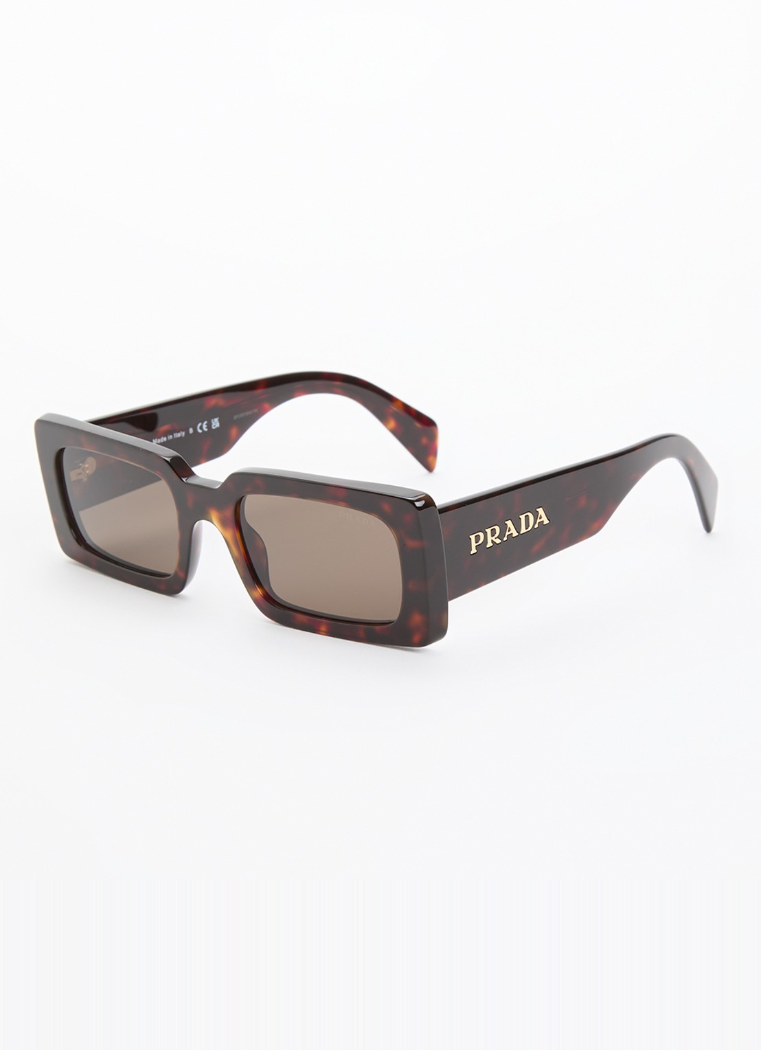 Prada Retro zonnebril PRA07S - voorkant donkerbruin