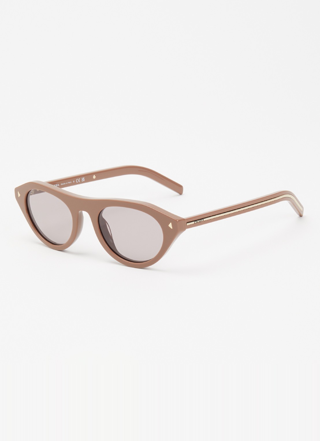 Prada Retro zonnebril PRB15S - voorkant lichtbruin