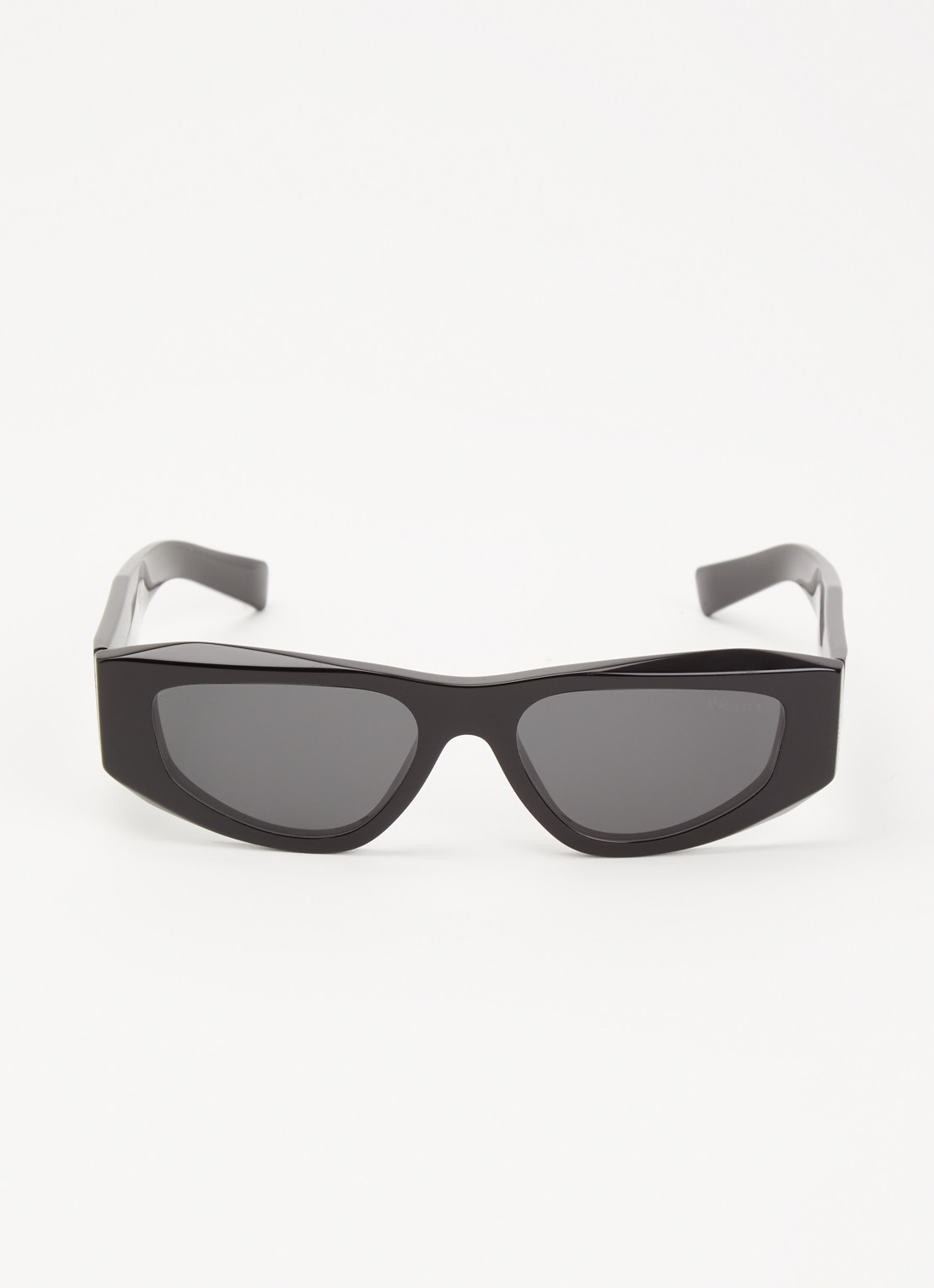 Prada Retro zonnebril PRB19S - detail 2 zwart
