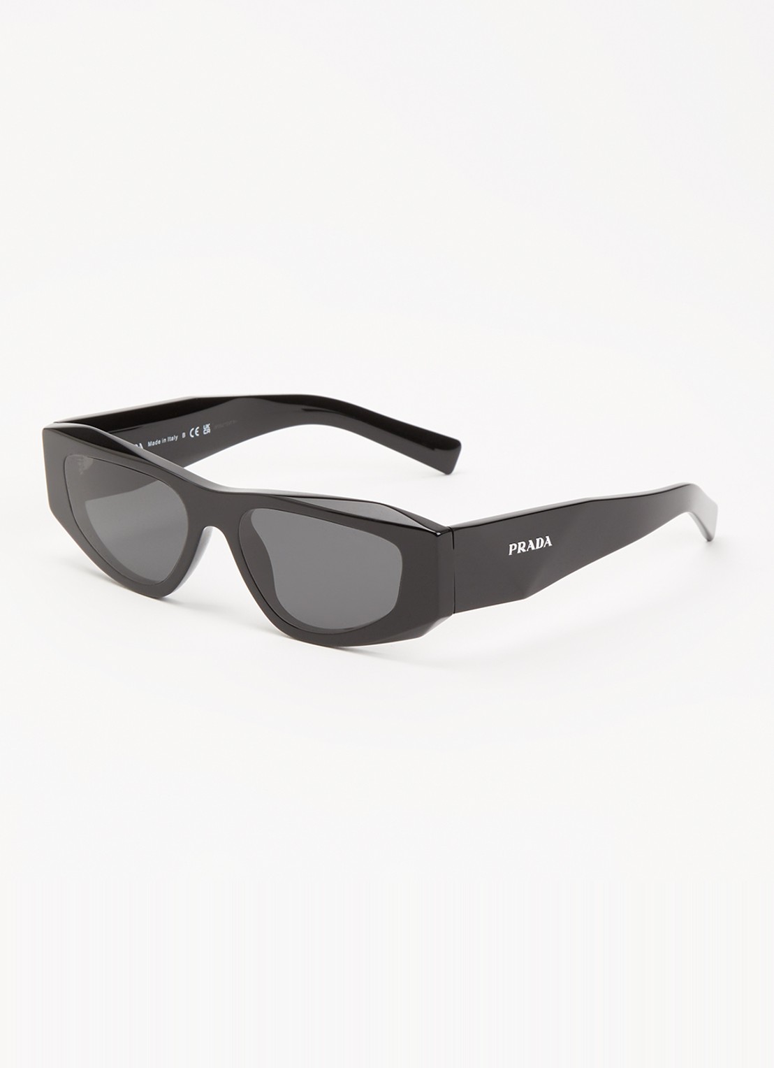 Prada Retro zonnebril PRB19S - voorkant zwart