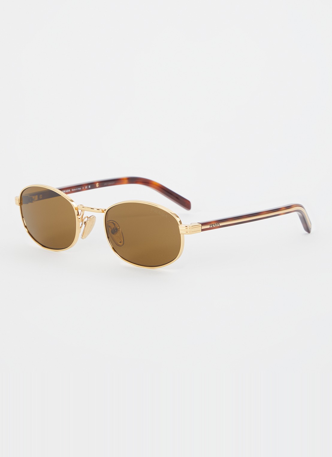 Prada Retro zonnebril PRB53S - voorkant goud