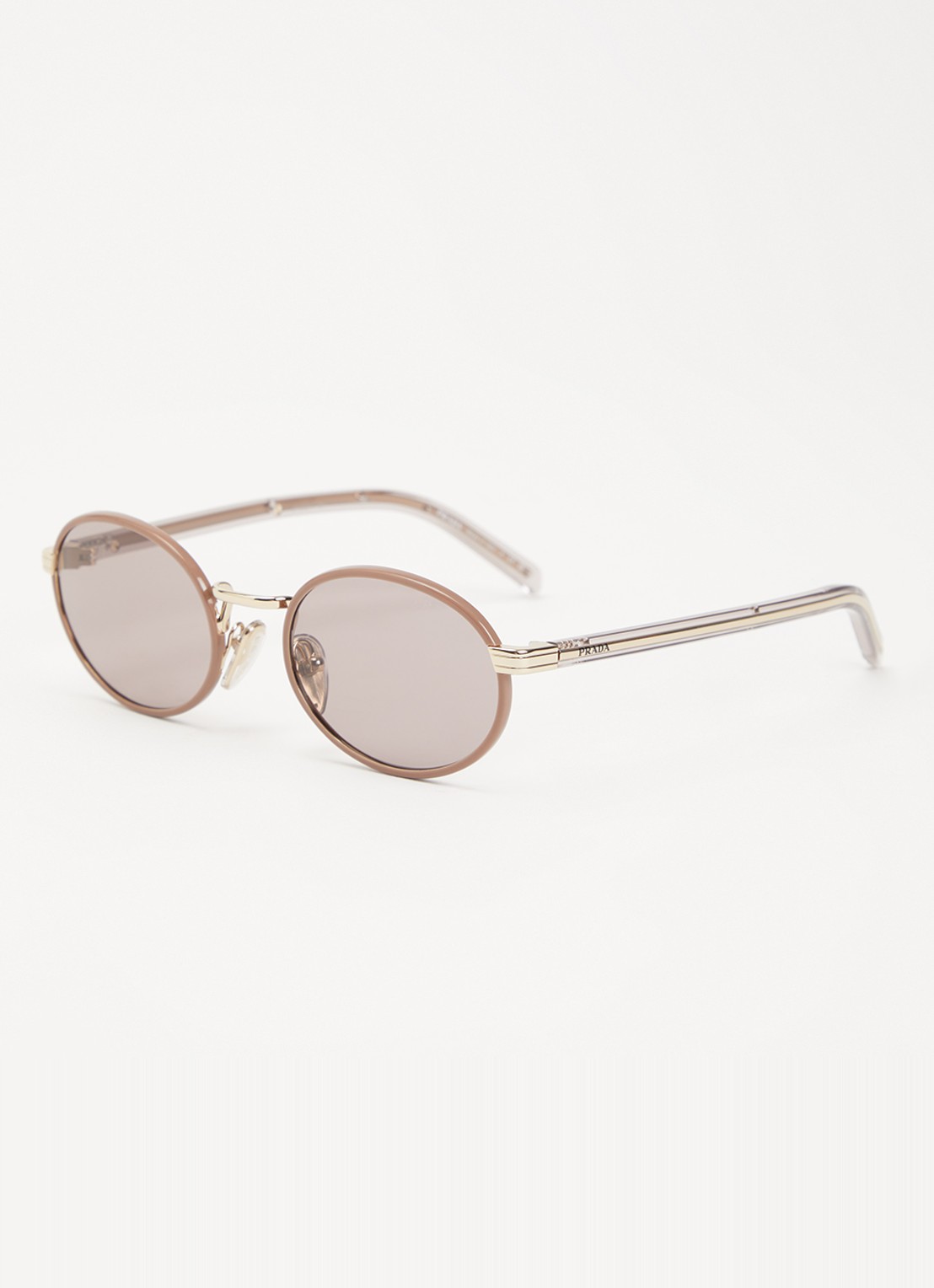 Prada Retro zonnebril PRB56S - voorkant 4 lichtbruin