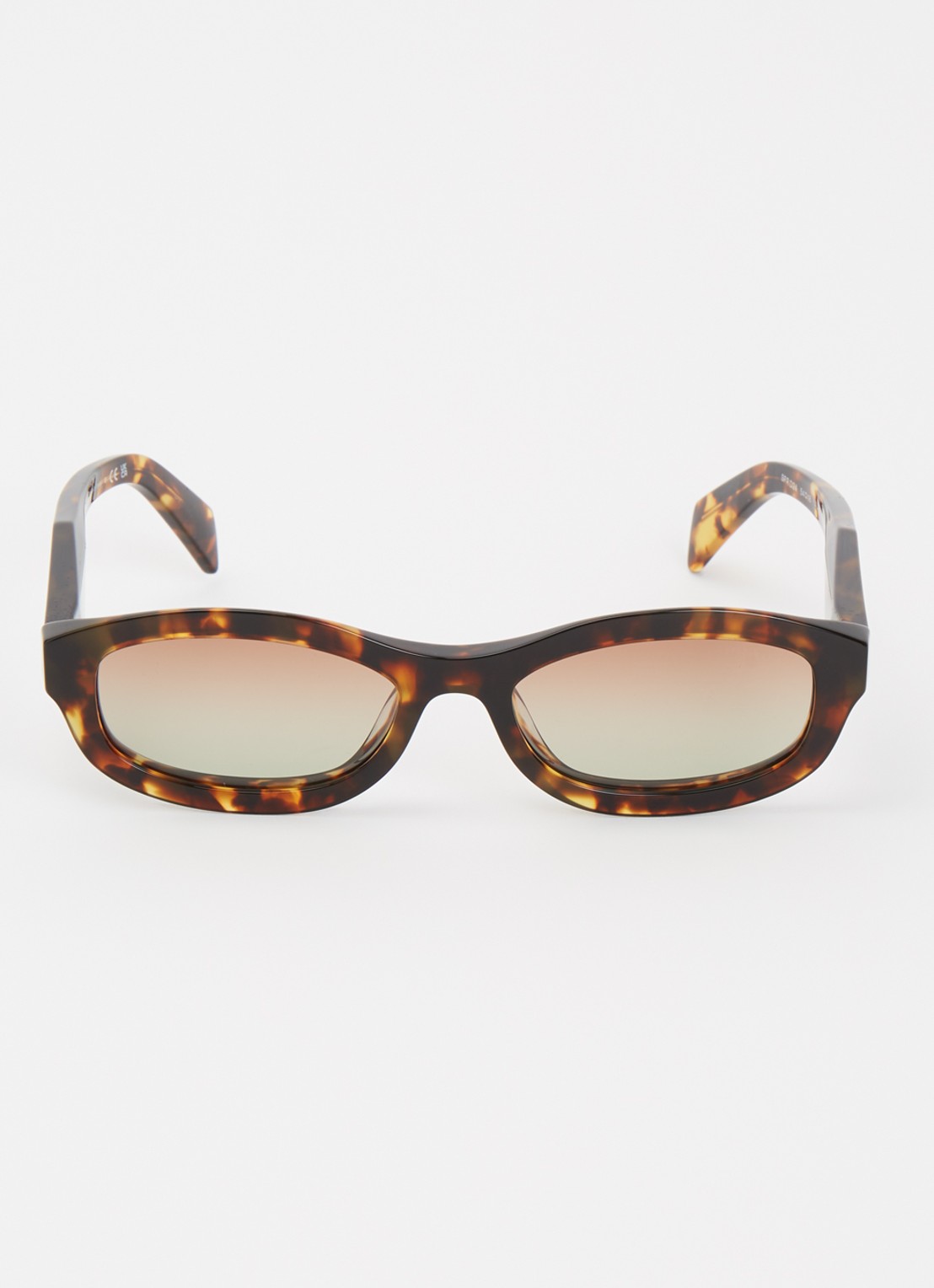 Prada Retro zonnebril PRD24S - detail donkerbruin
