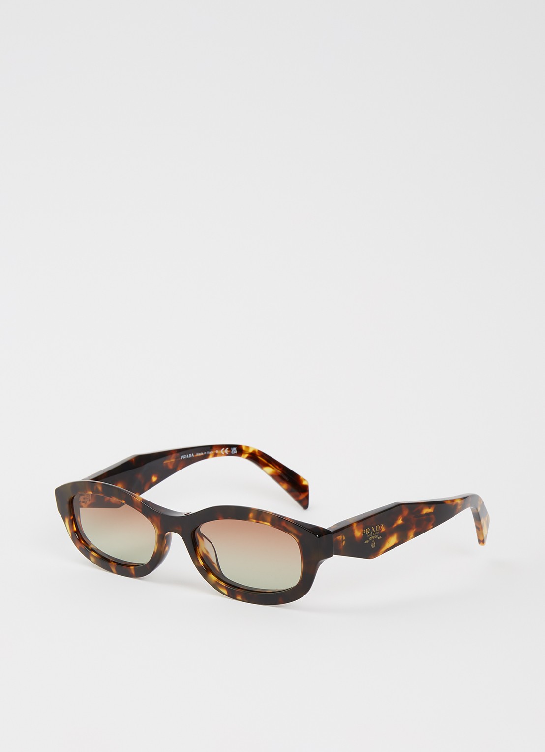 Prada Retro zonnebril PRD24S - voorkant 4 donkerbruin