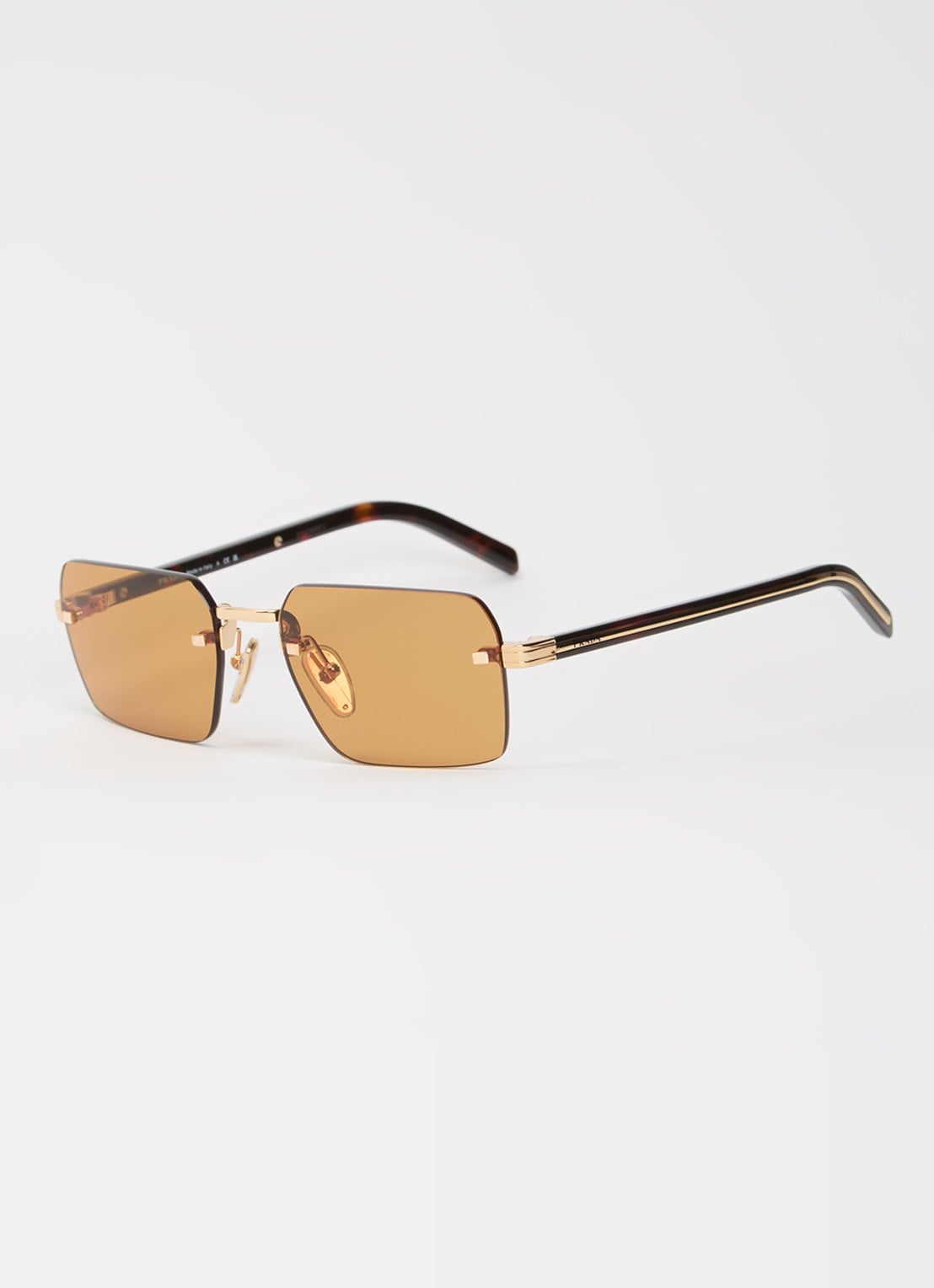 Prada Retro zonnebril PRD55S - voorkant goud