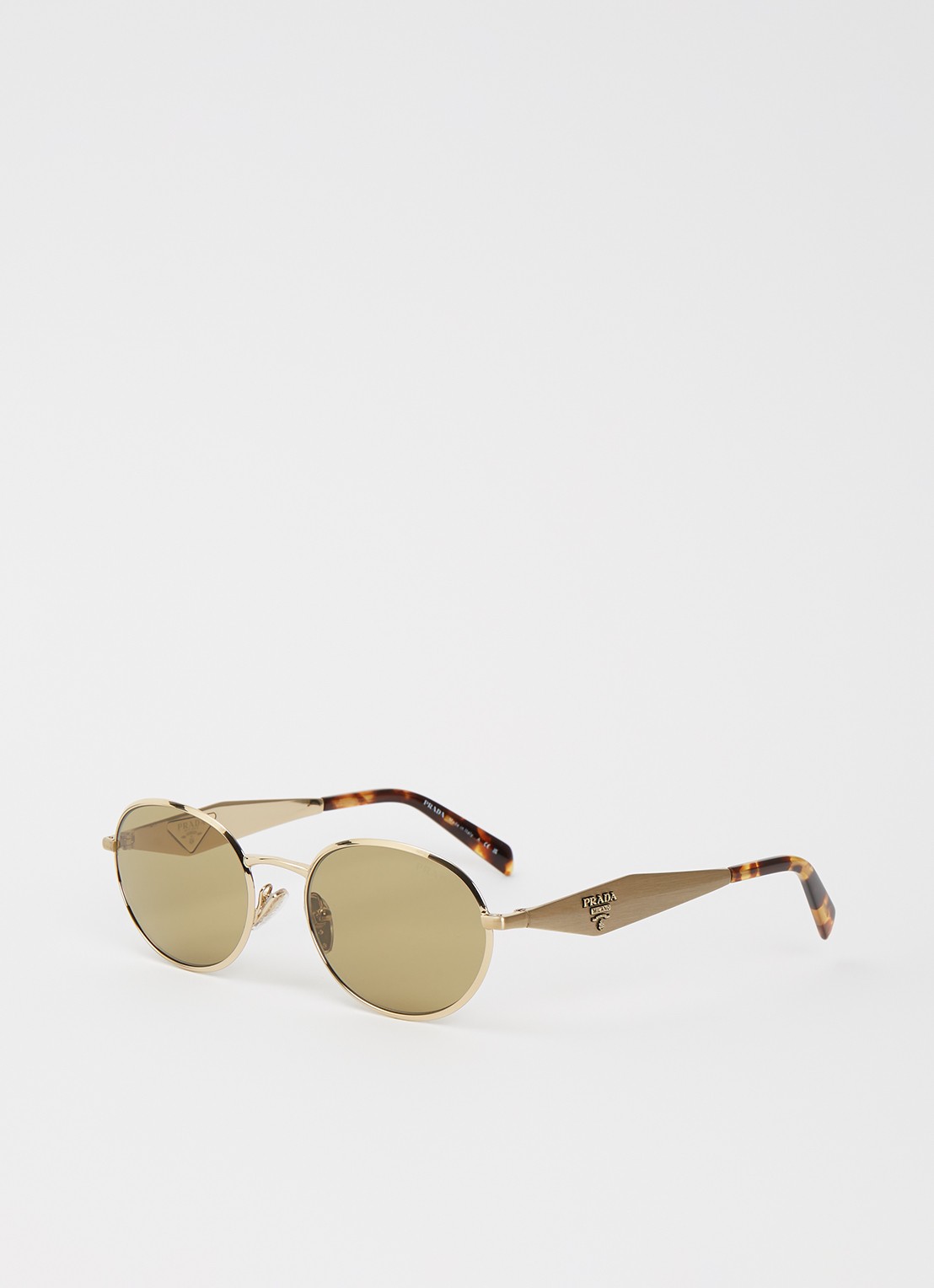 Prada Retro zonnebril PRD57S - voorkant 4 goud