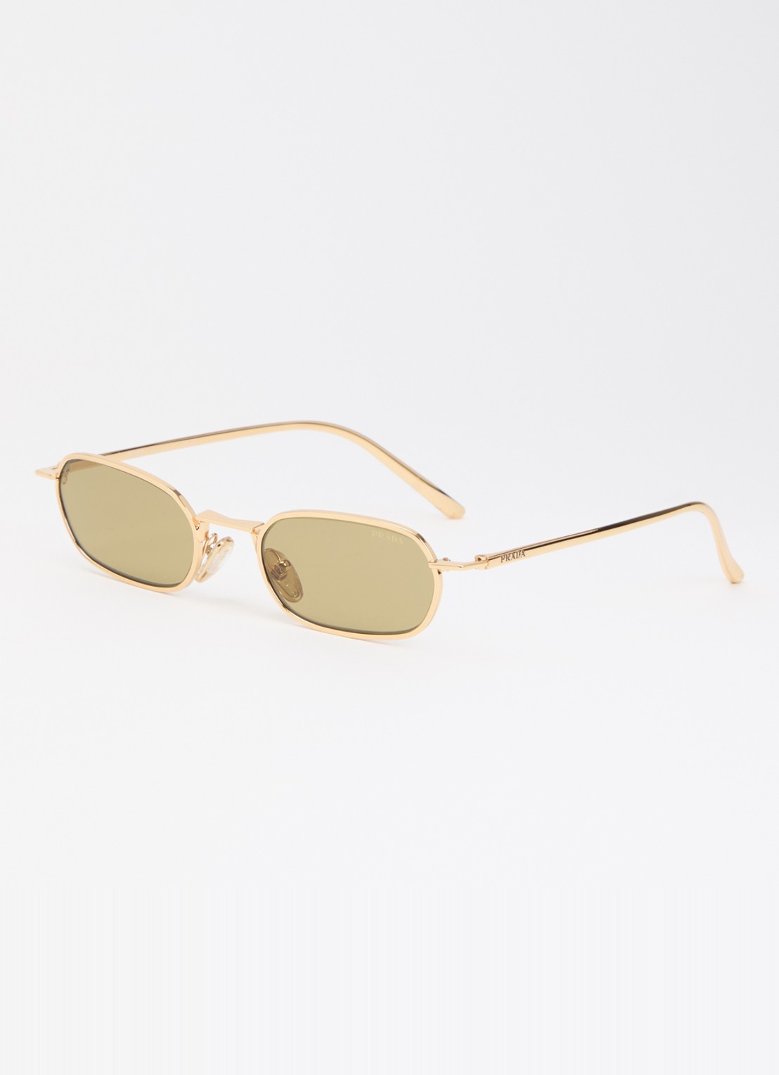 Prada Retro zonnebril PRD58S - voorkant 4 goud