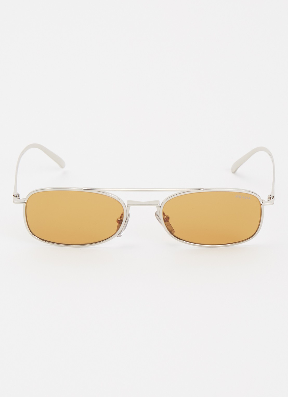 Prada Retro zonnebril PRD59S - detail 2 zilver