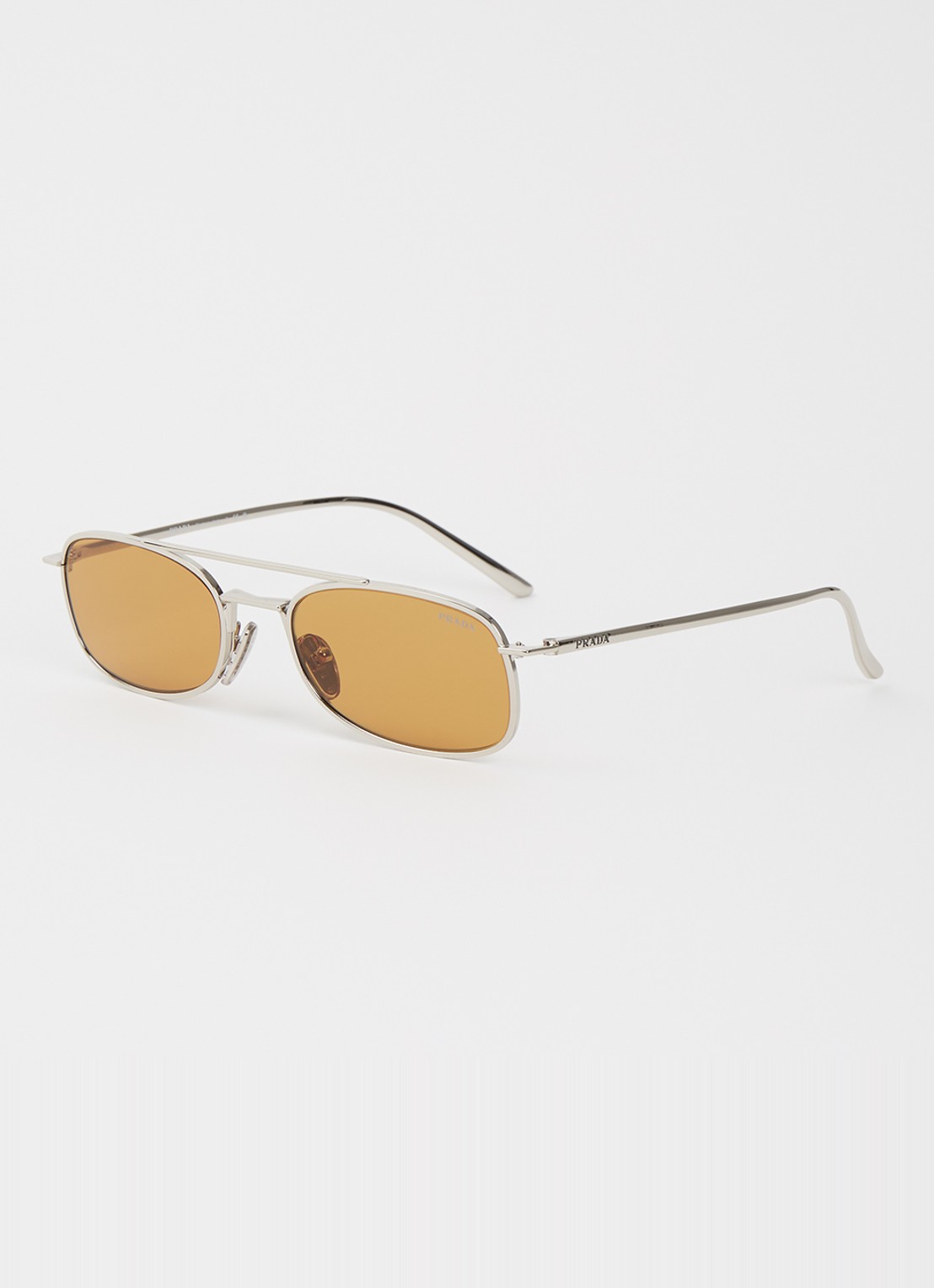 Prada Retro zonnebril PRD59S - voorkant zilver